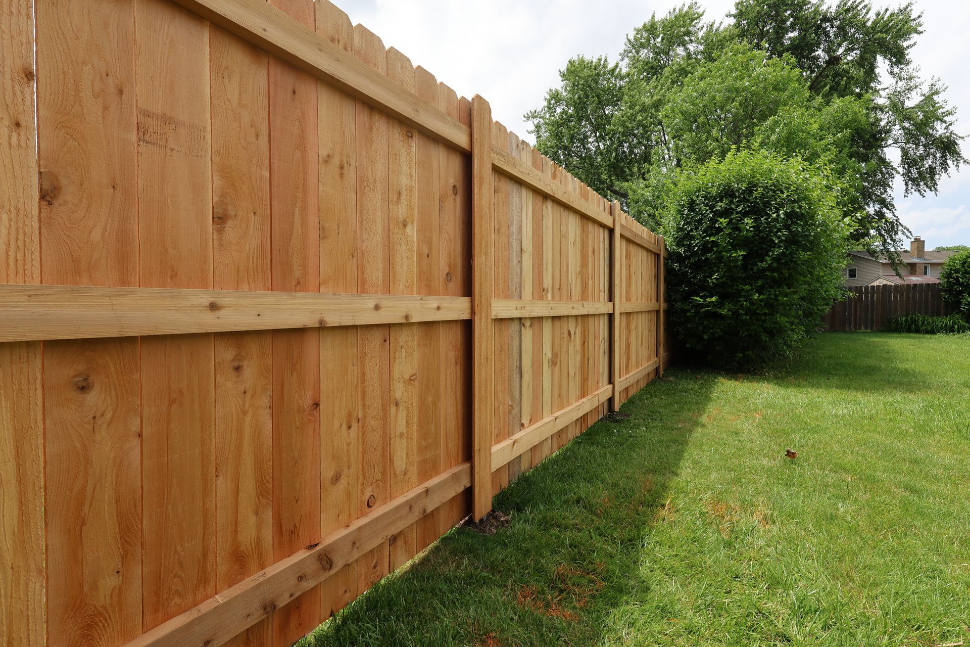 cedar fence installation Illinois