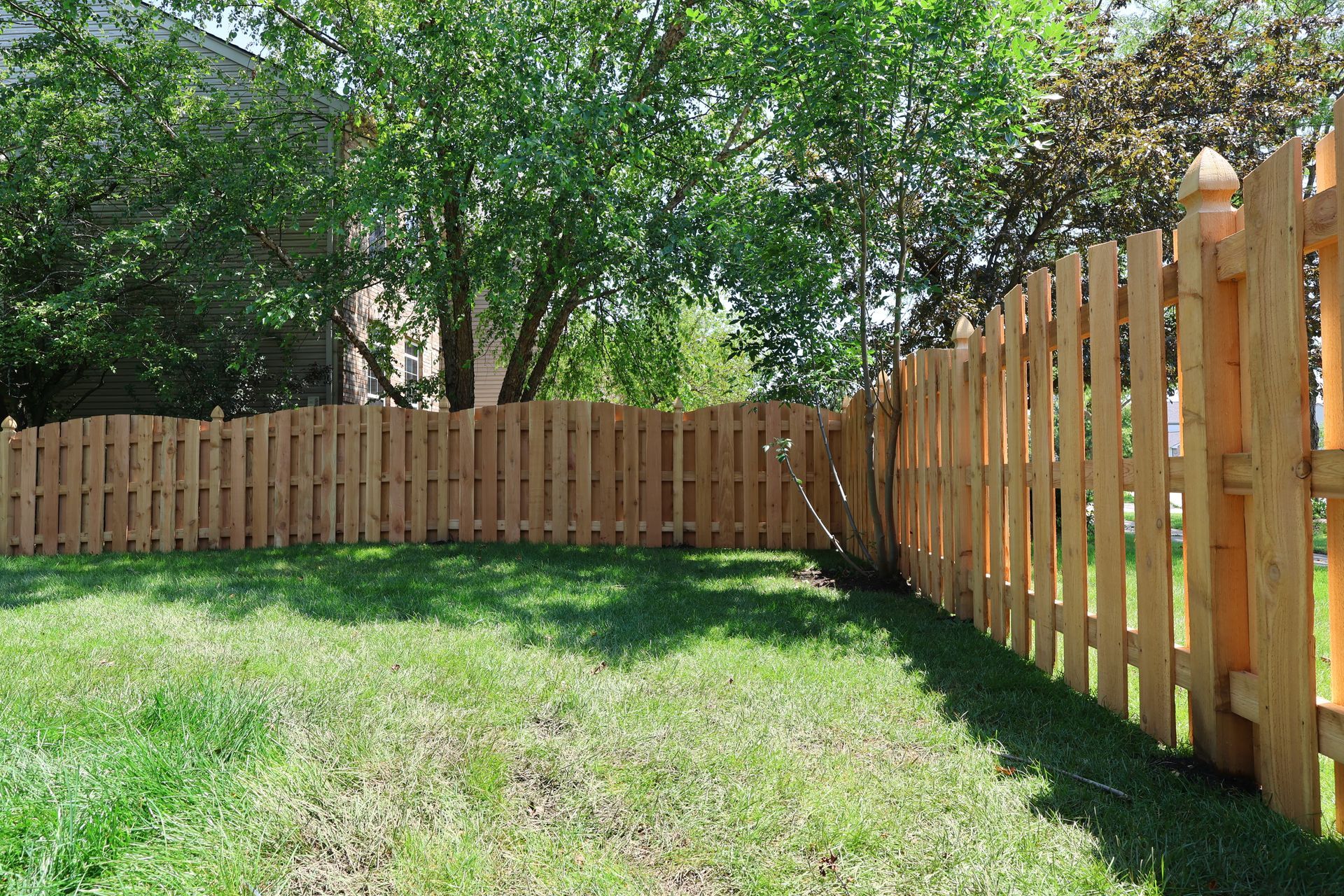 cedar fence installation Illinois