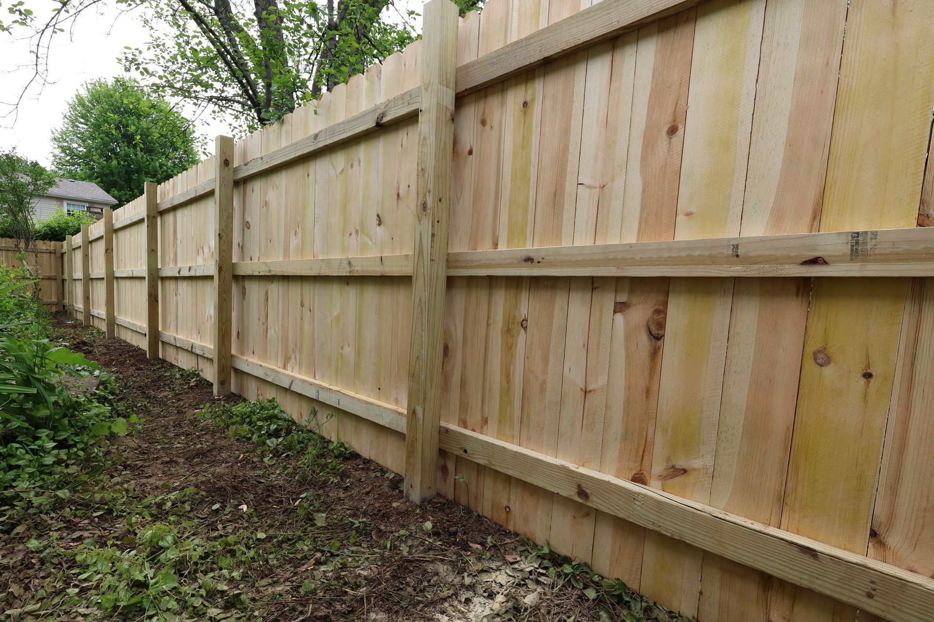 pressure treated pine fence installation illinois privacy fence