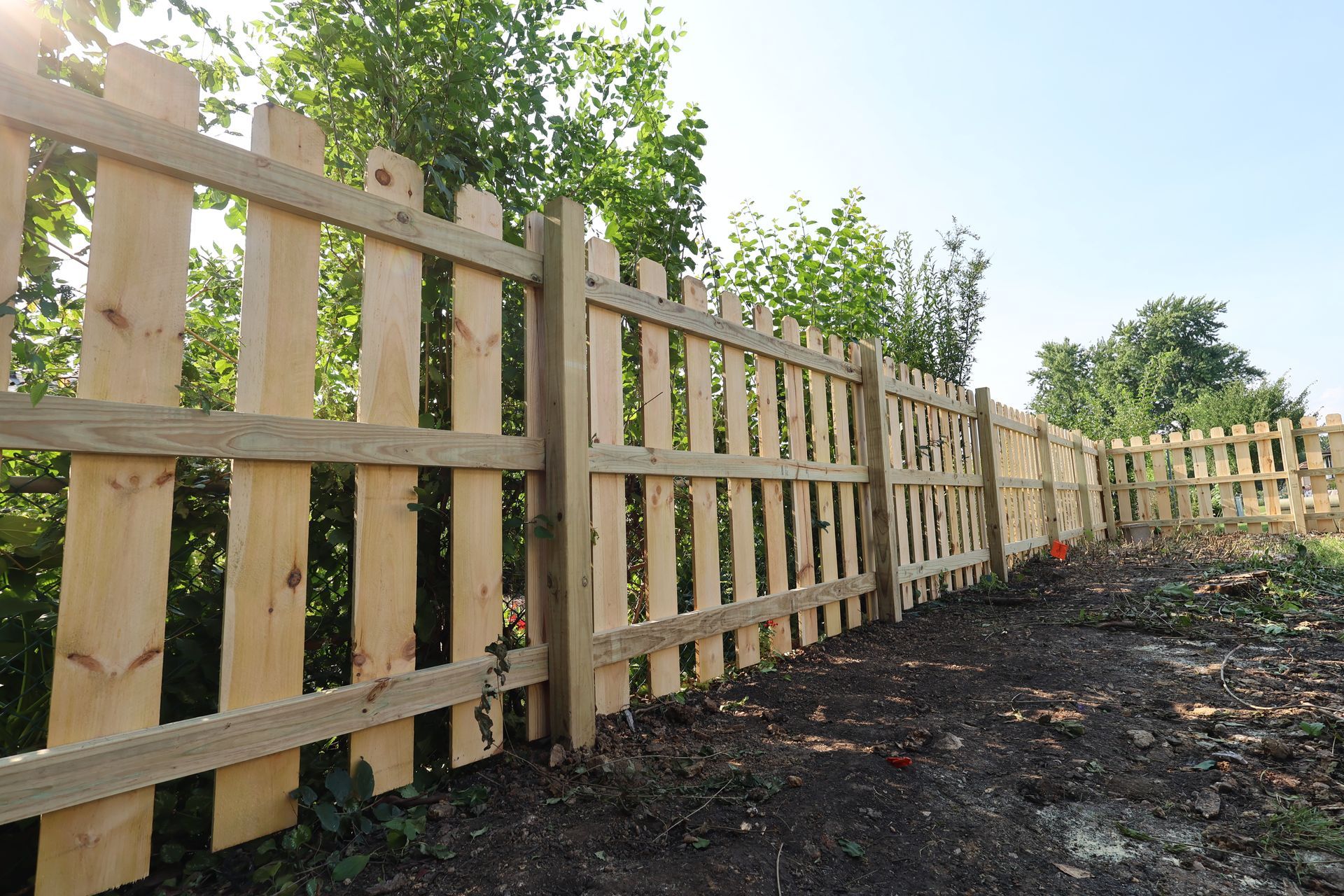 treated pine fence installation Illinois