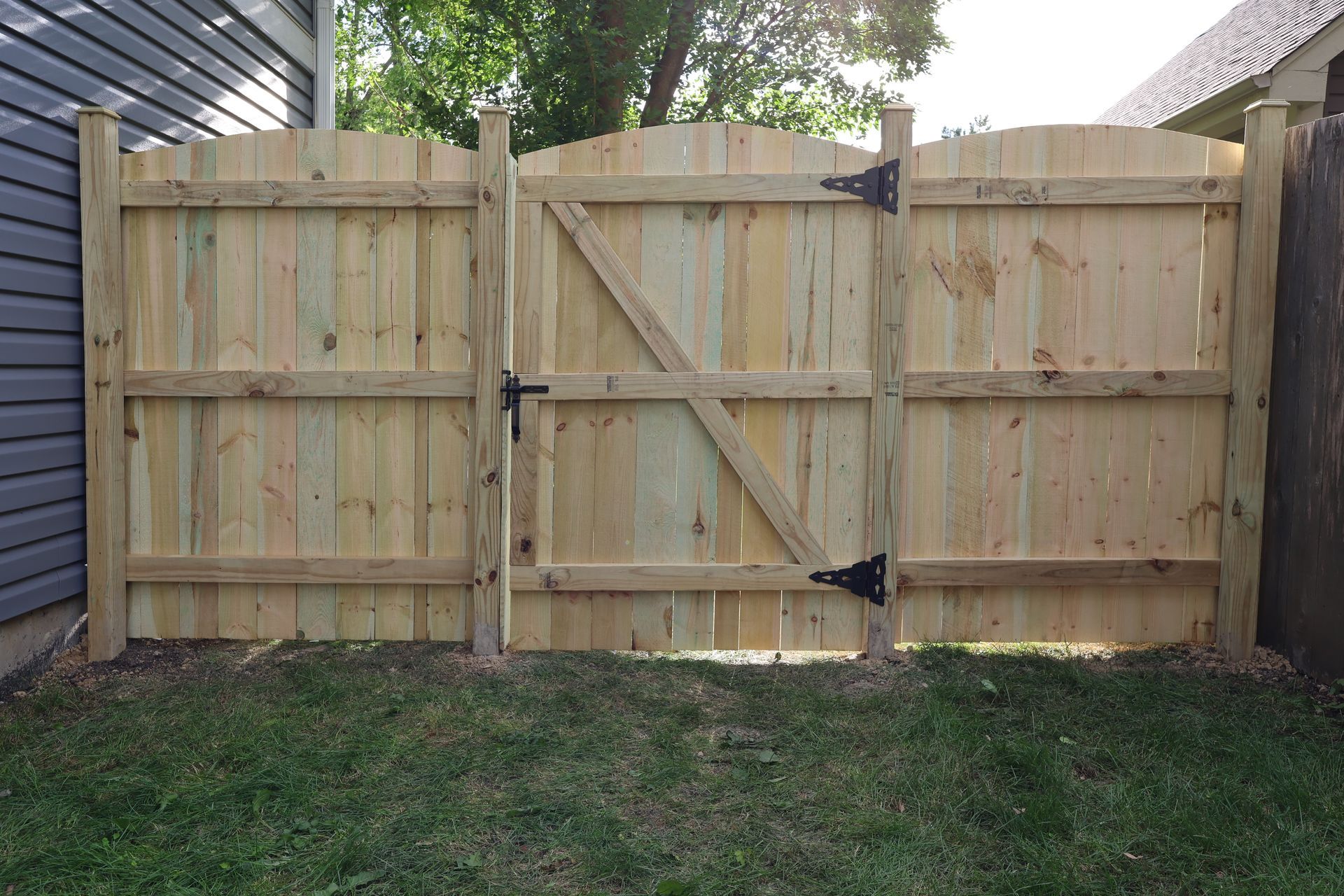 treated pine fence gates illinois