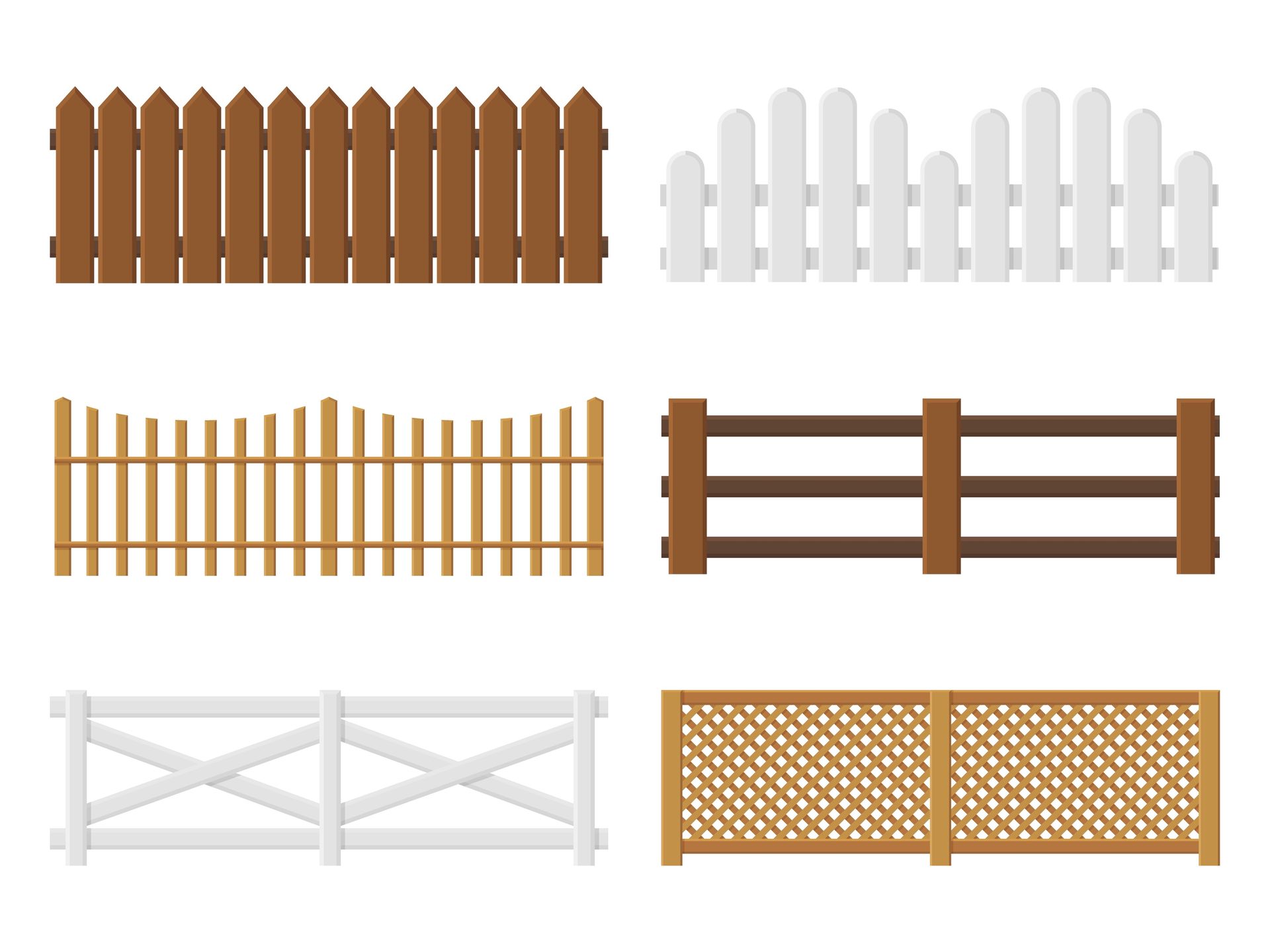 wood fence styles illinois