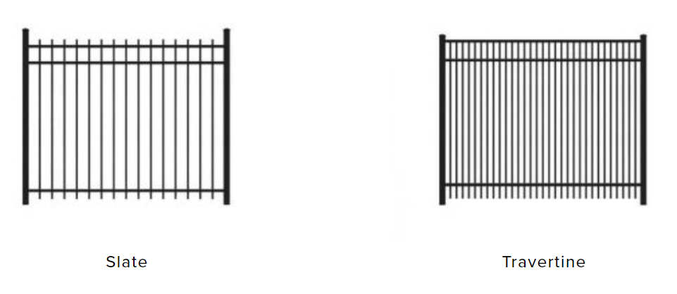 aluminum fence styles illinois fencing