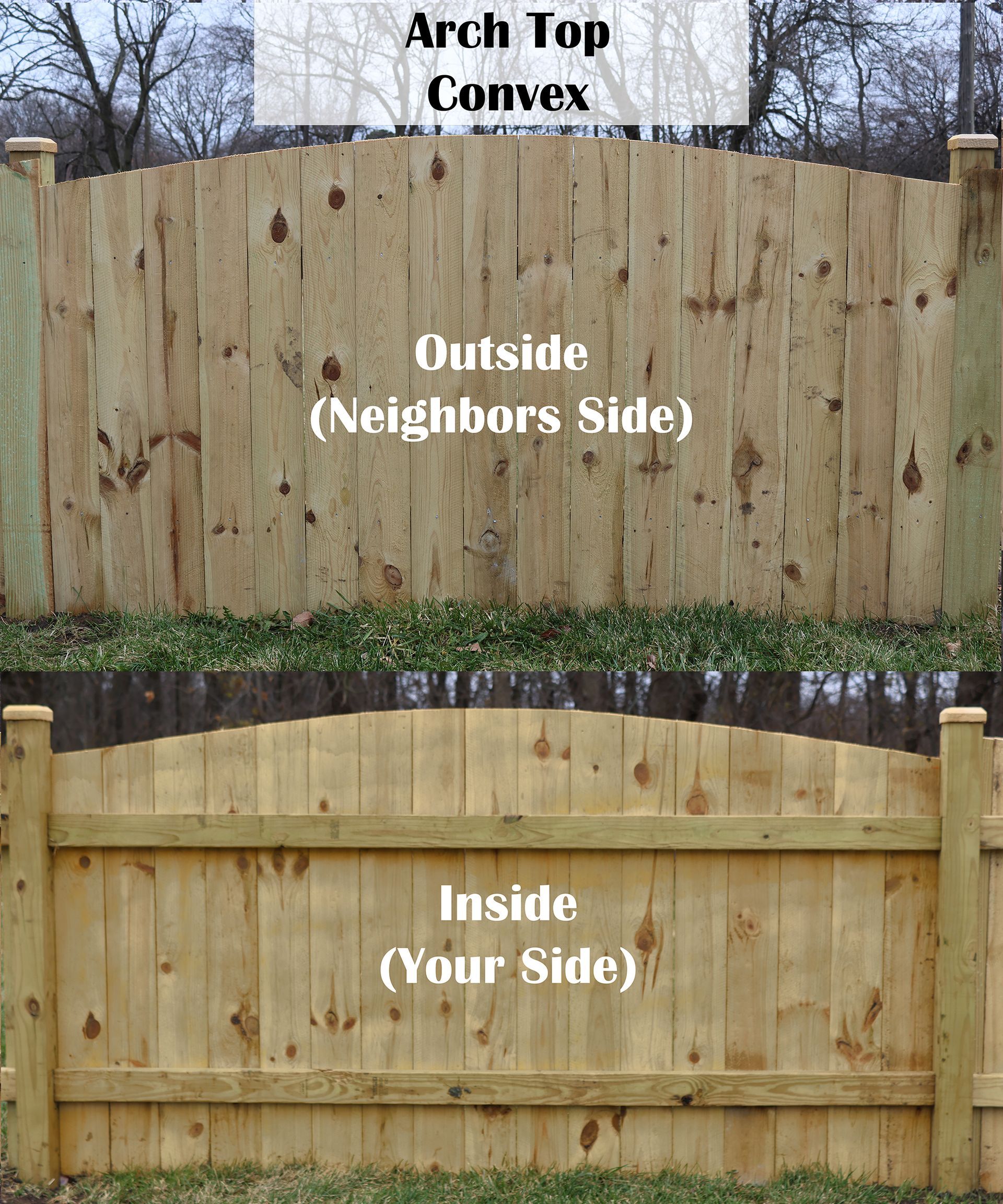 wood fence styles