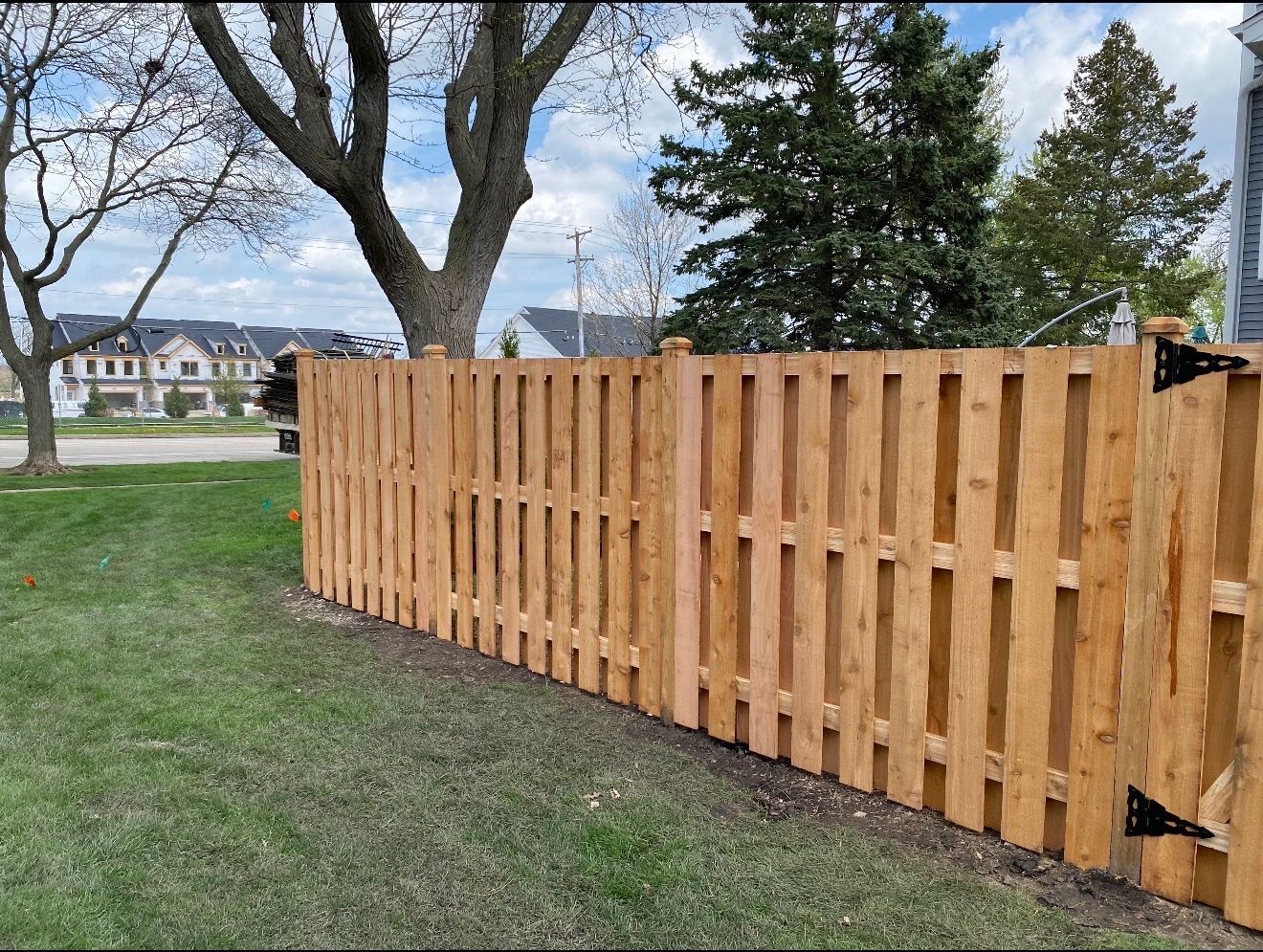 cedar fence installation Illinois