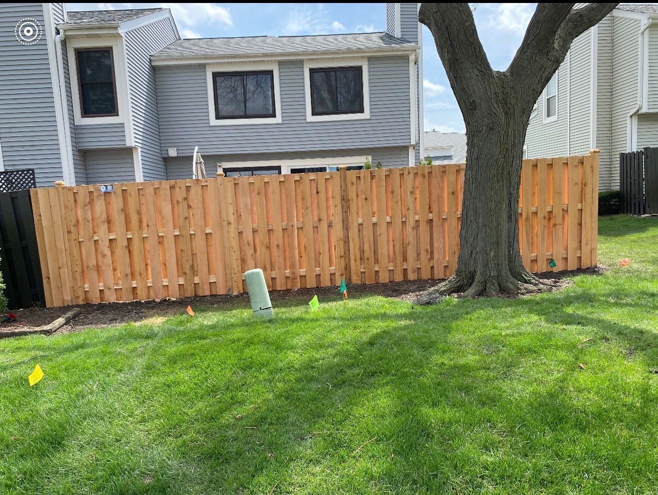 cedar fence installation Illinois