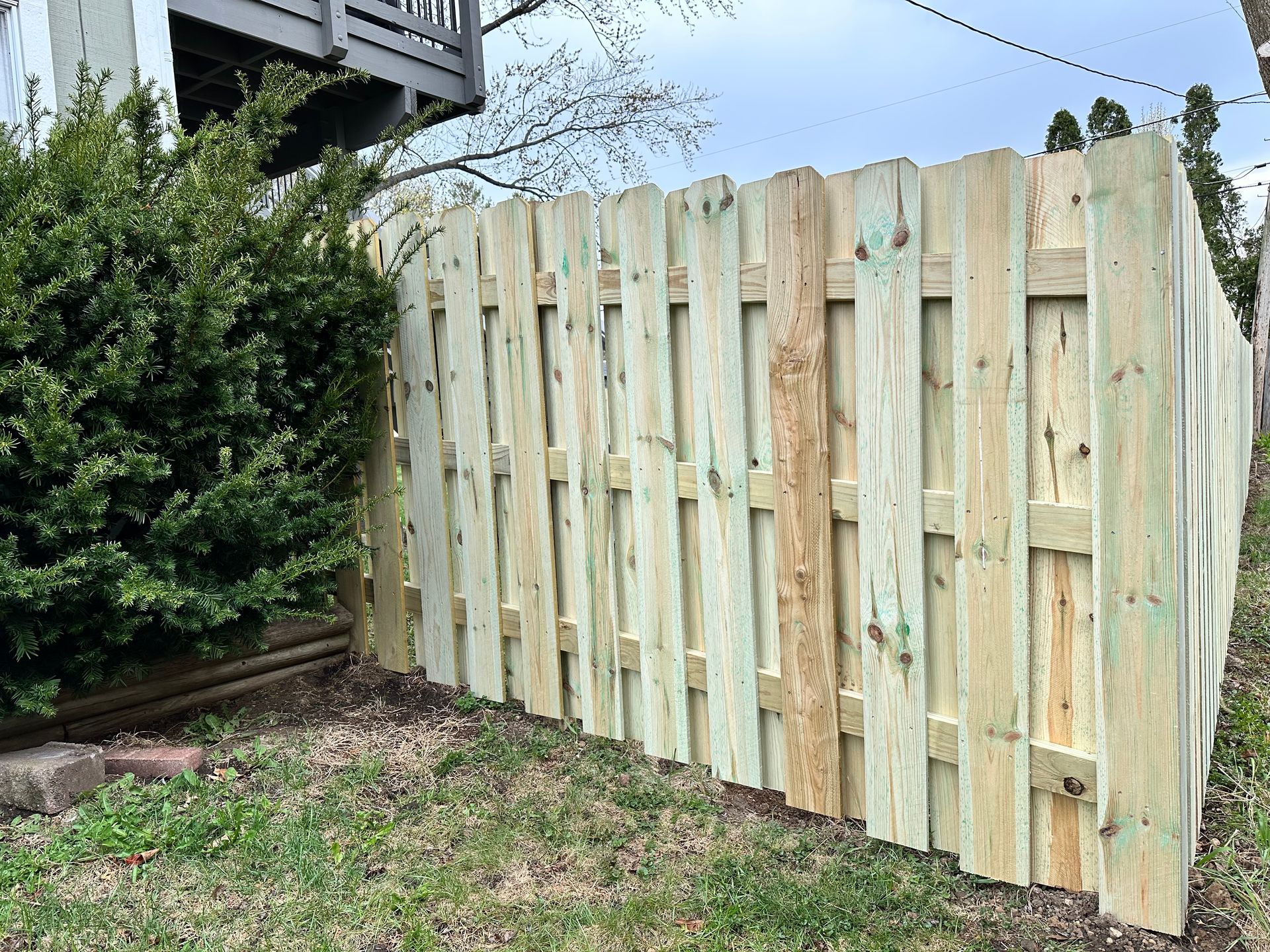 treated pine fence installation Illinois 