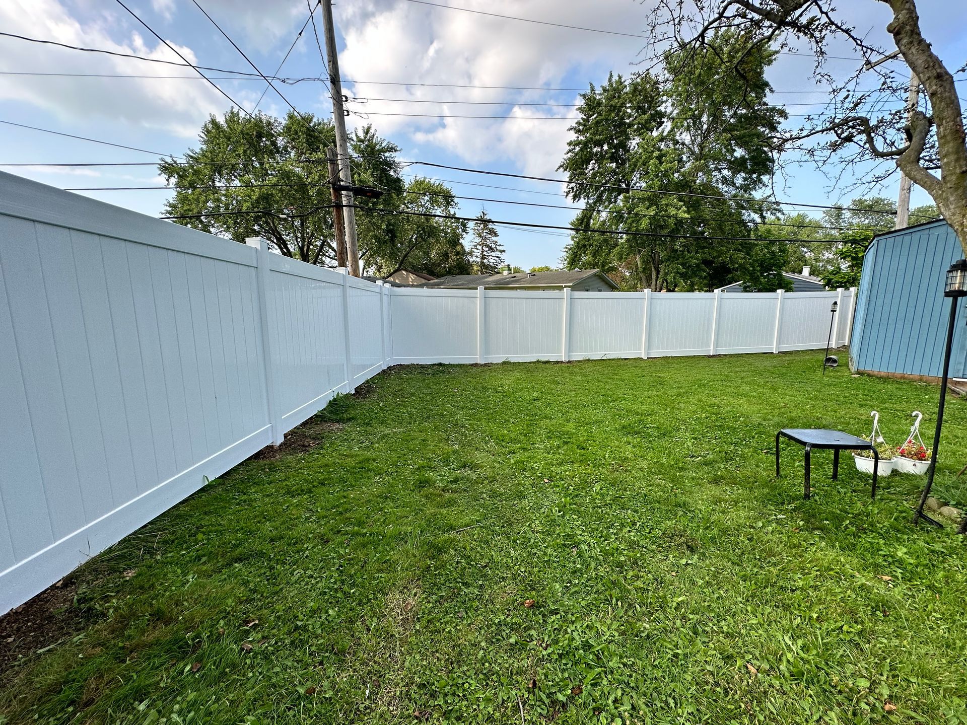 vinyl fence installation Illinois
