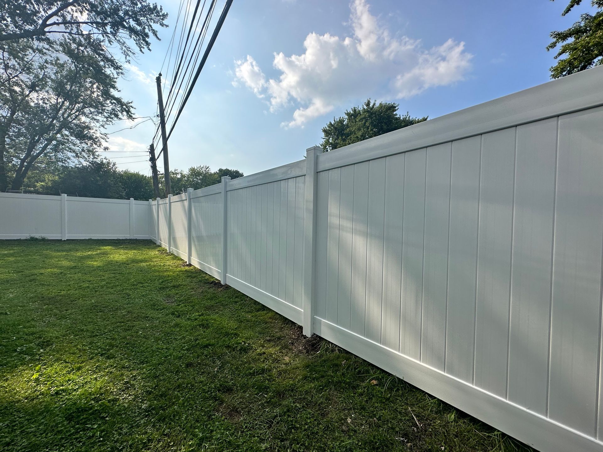 vinyl fence installation Illinois