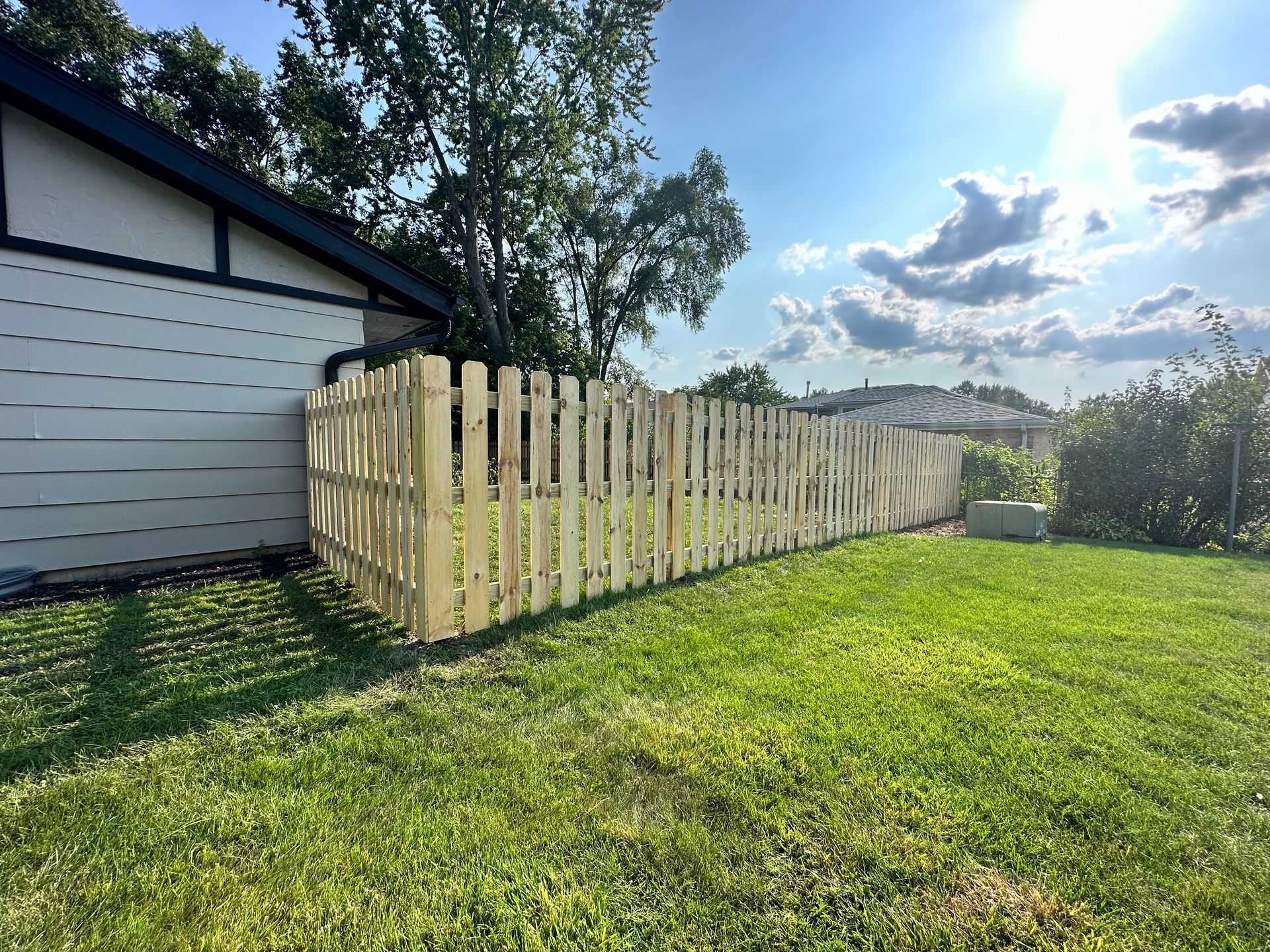 wood fence installation Illinois