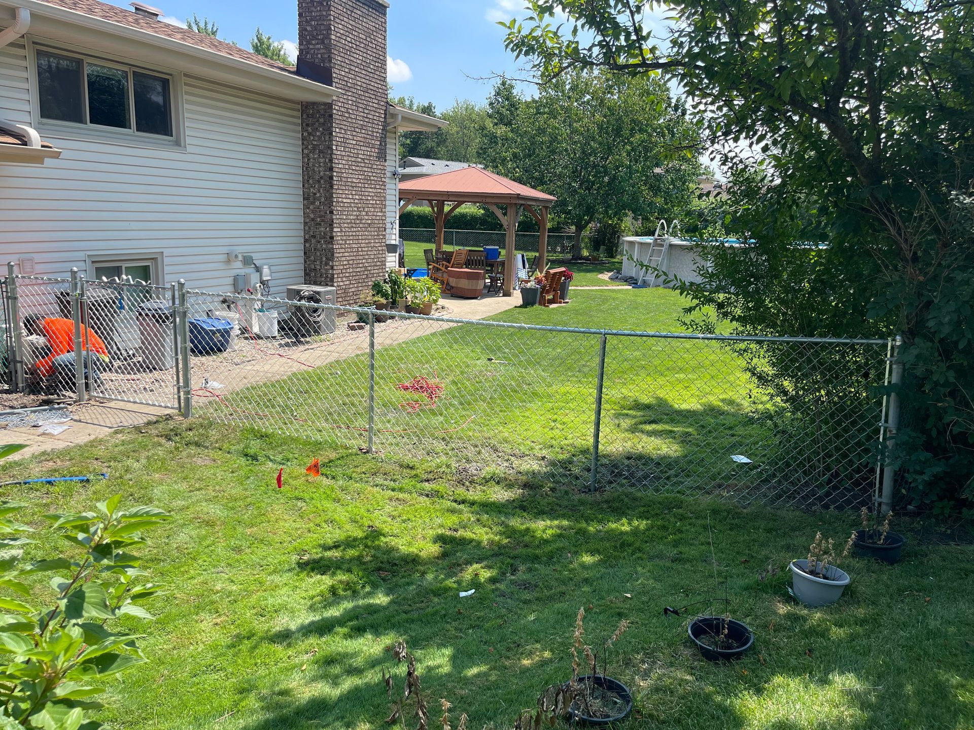chain link fence installation Illinois