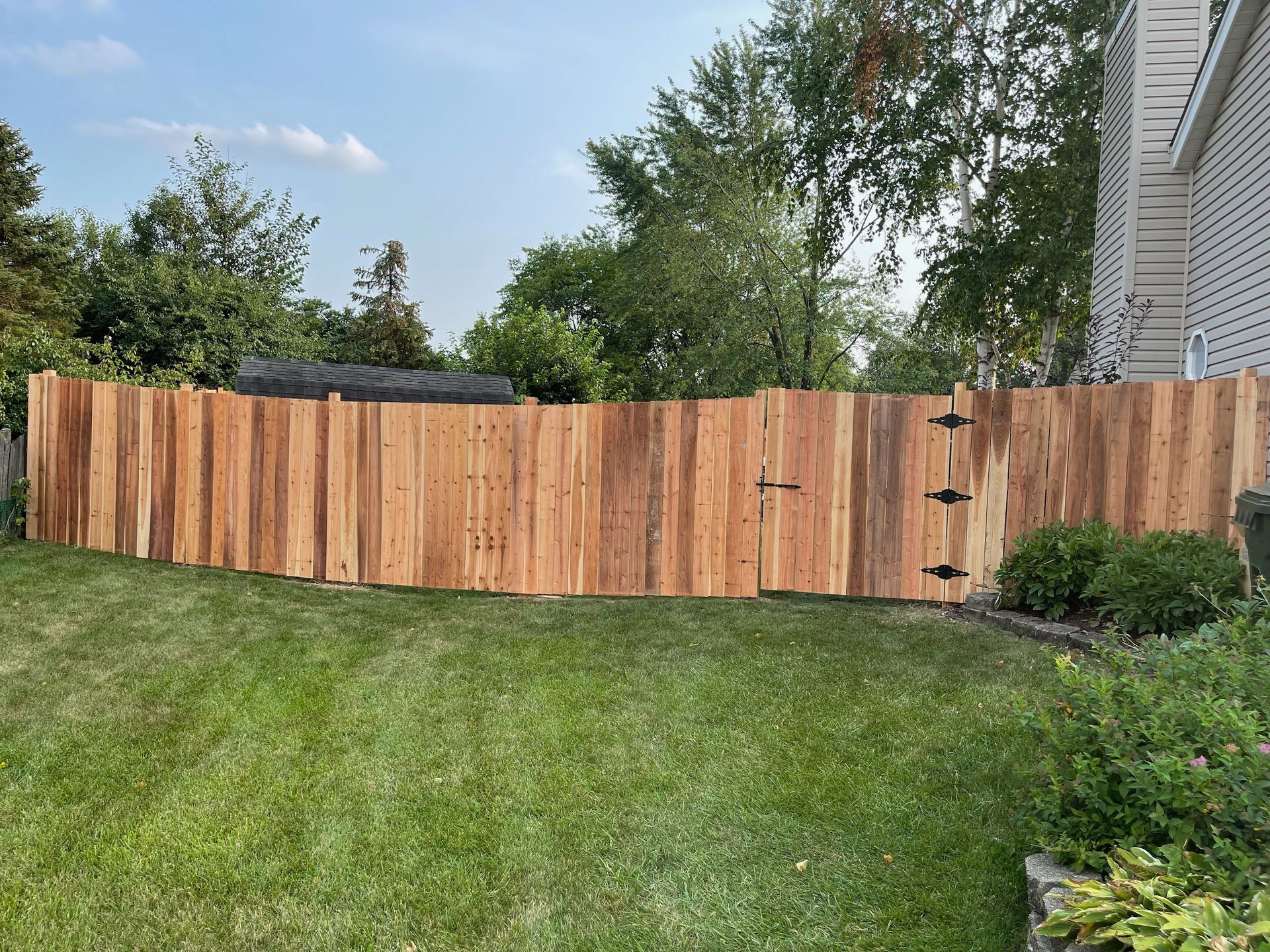 cedar fence installation illinois