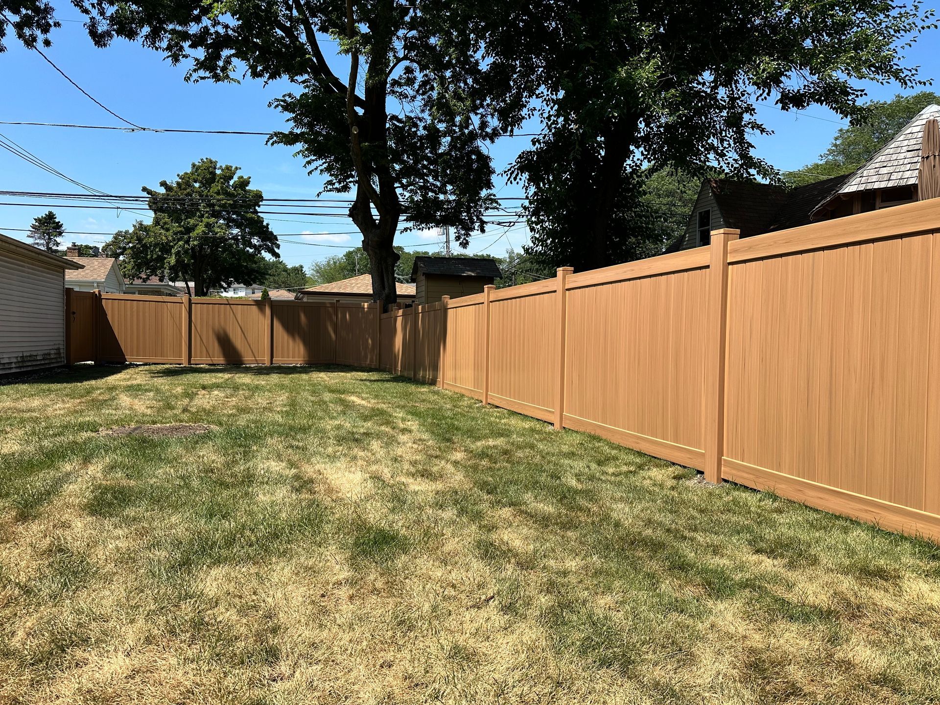 vinyl fence installation Illinois