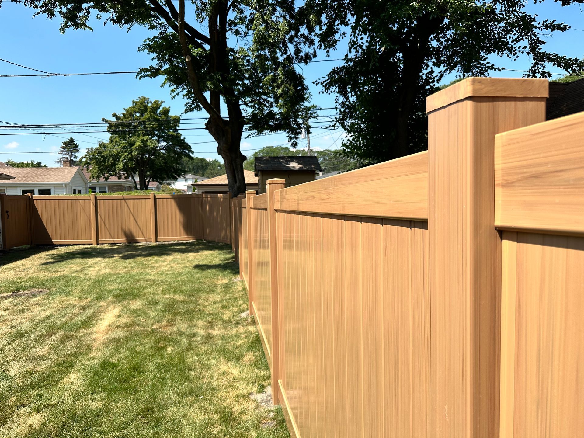 vinyl fence installation Illinois