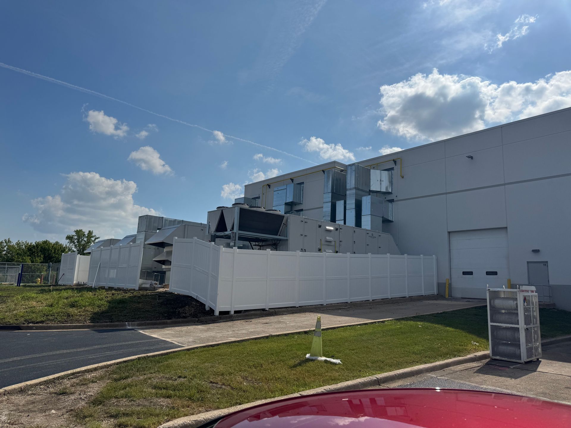 commercial vinyl fence installation Illinois