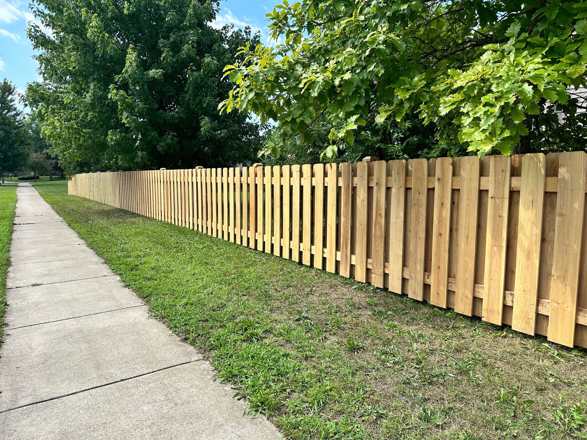cedar fence installation Illinois