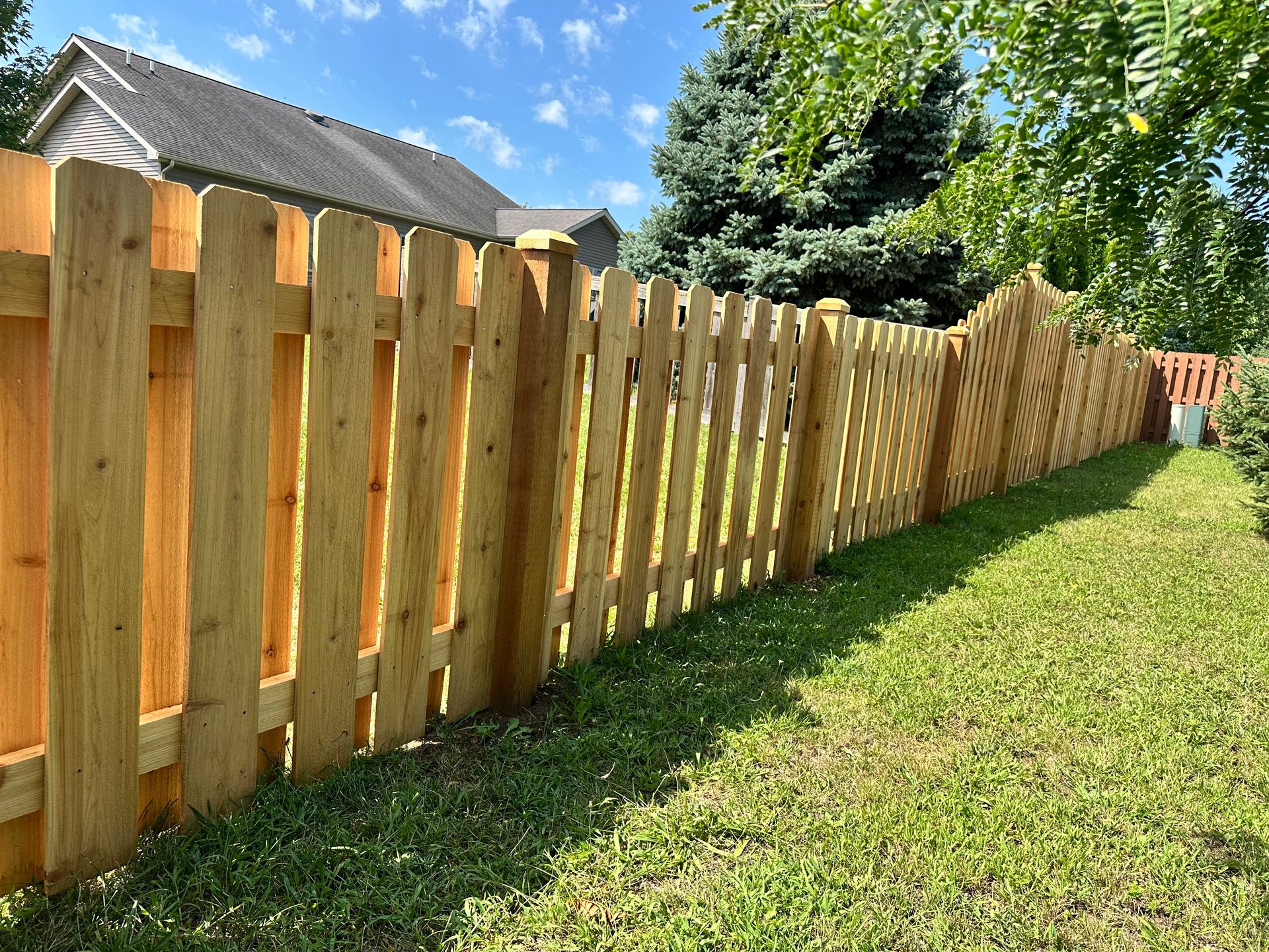 cedar fence installation Illinois