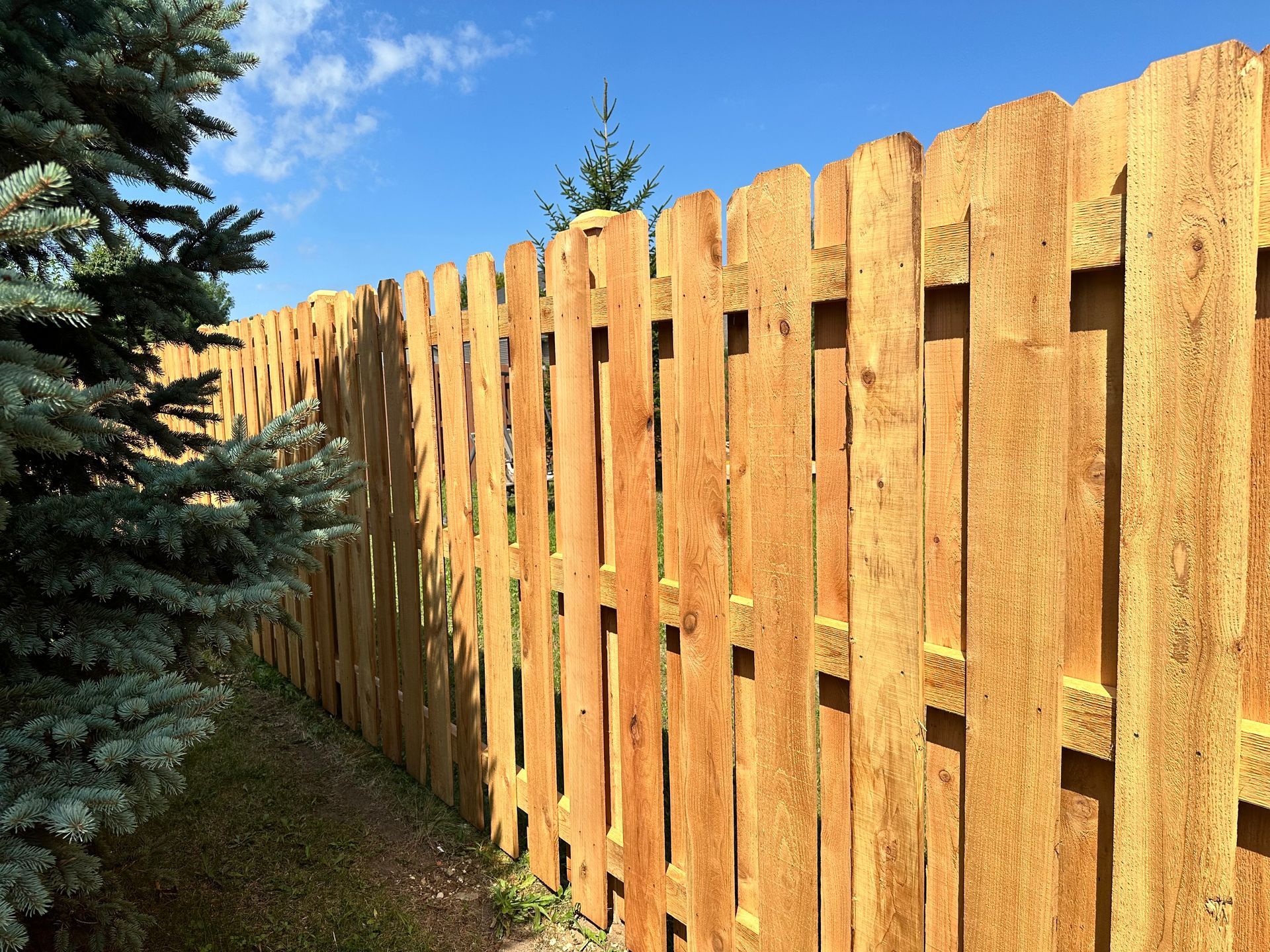 cedar fence installation Illinois