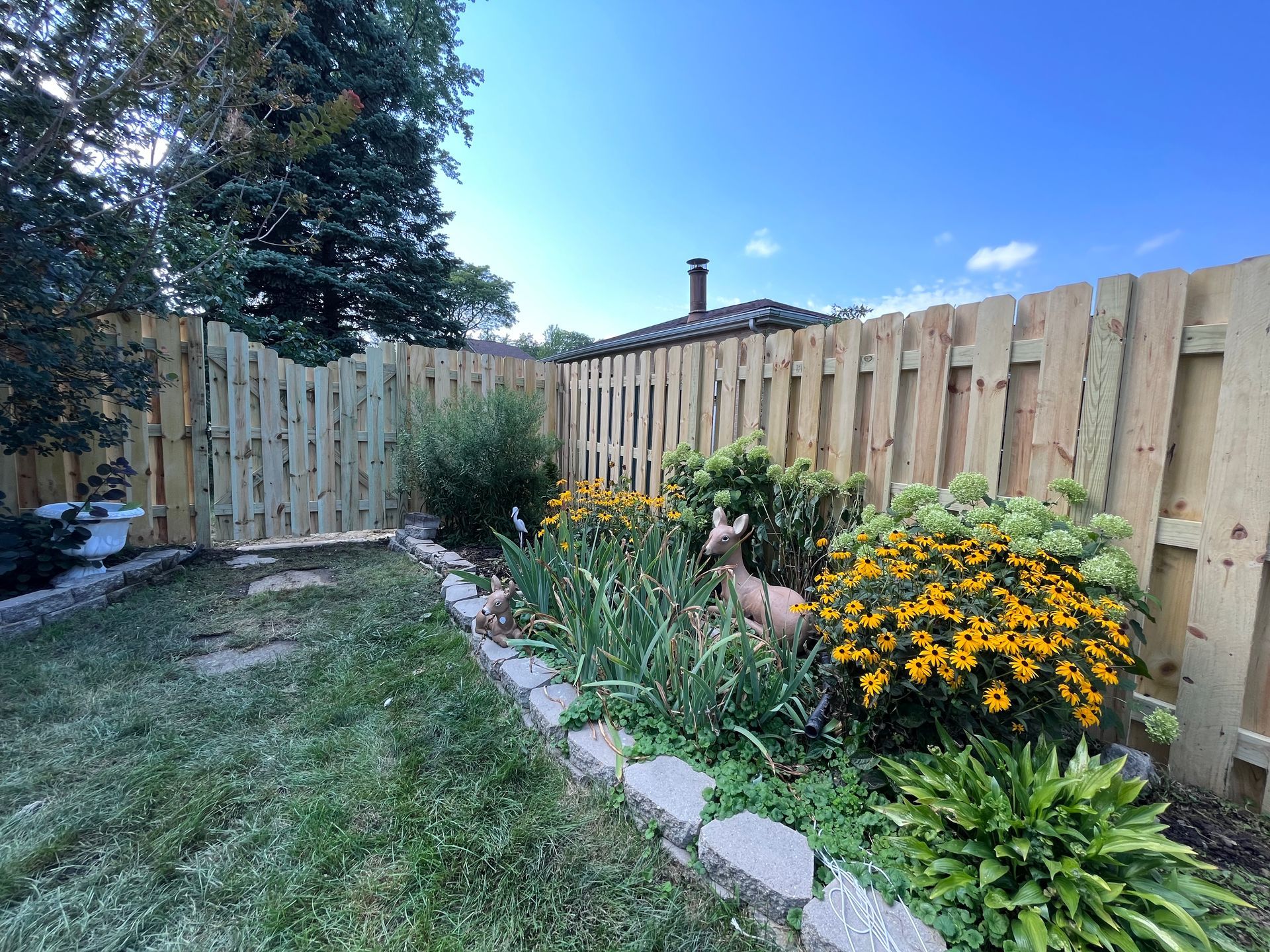 pressure treated pine fence installation illinois
