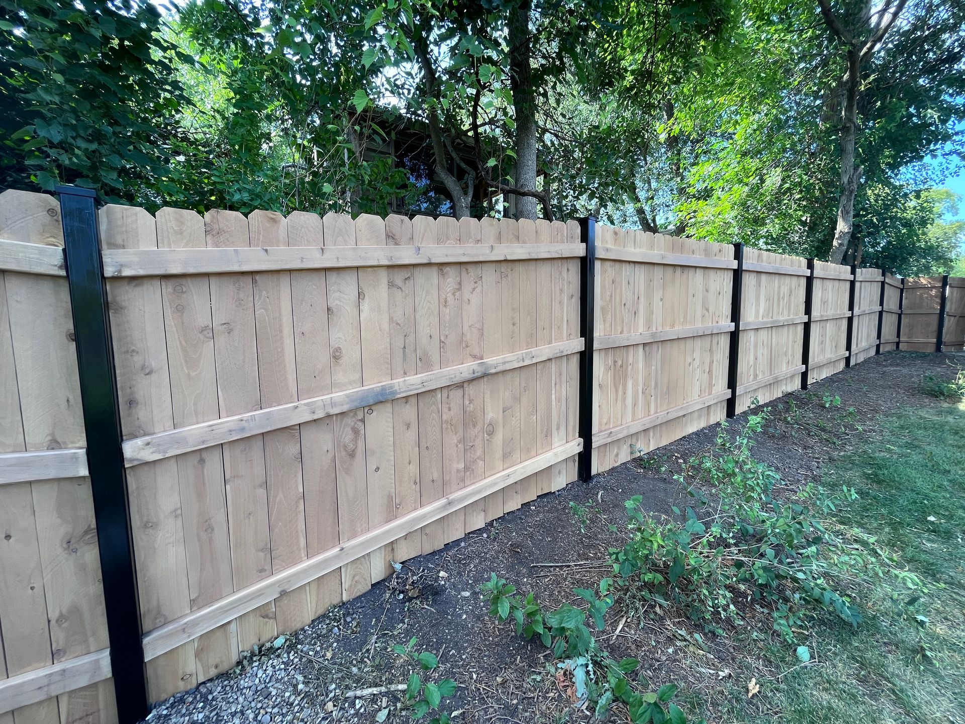 cedar fence installation illinois