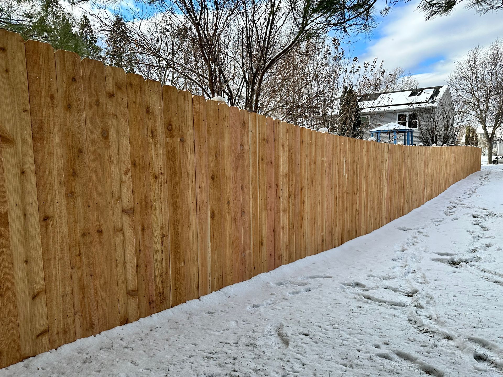 cedar fence installation Elgin IL