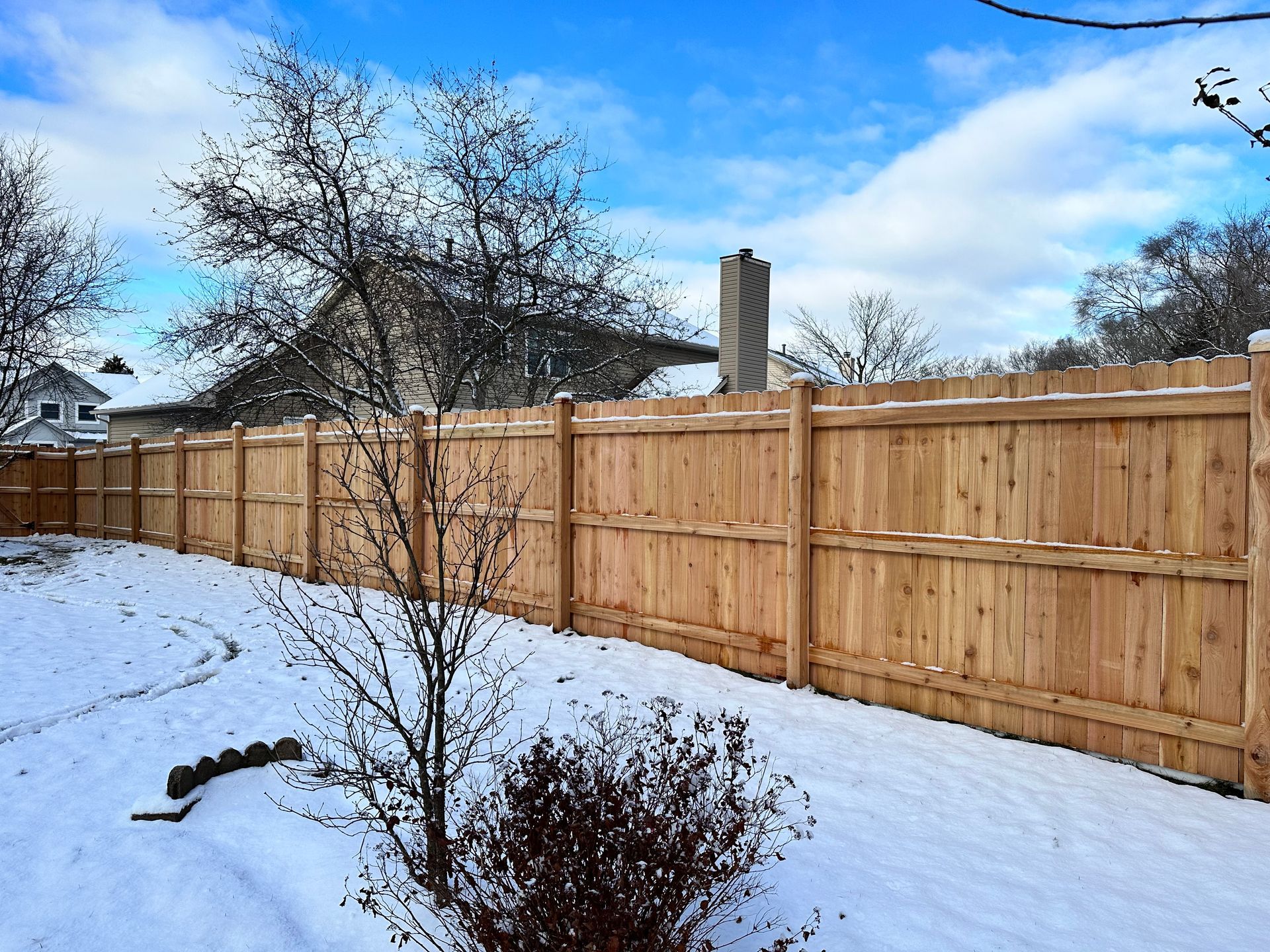 cedar fence installation Elgin IL