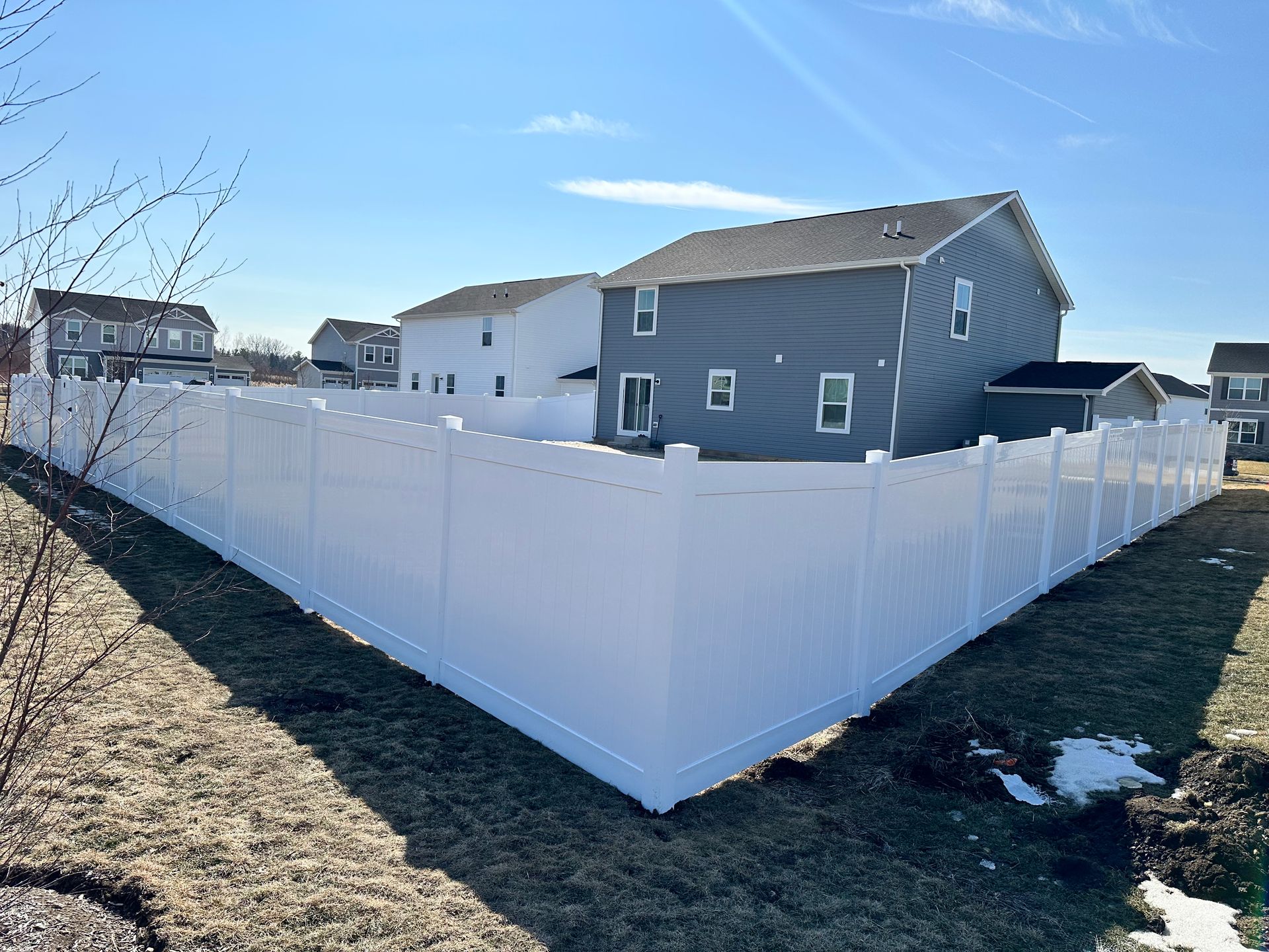 vinyl fence installation Illinois