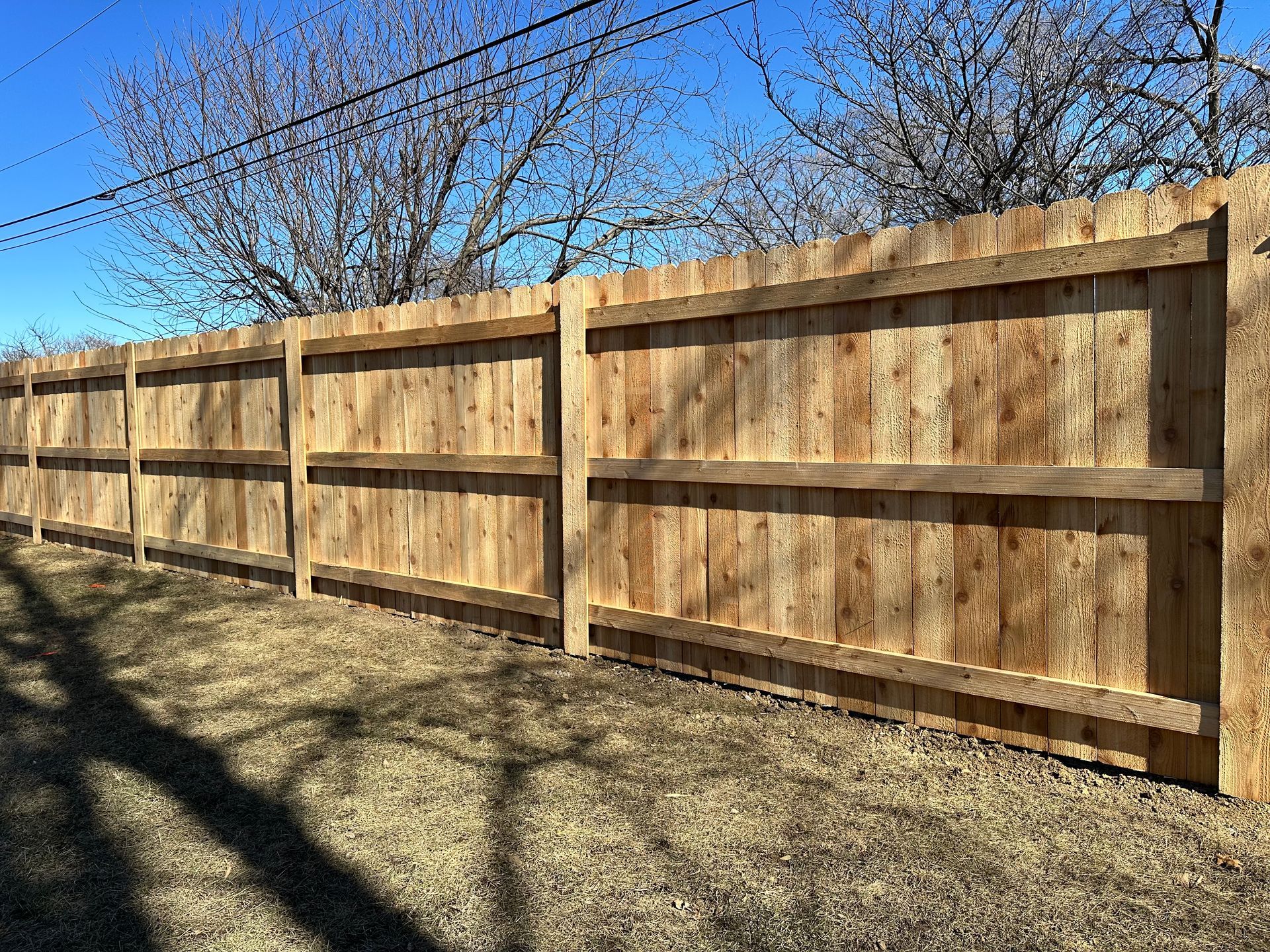 cedar fence installation Illinois