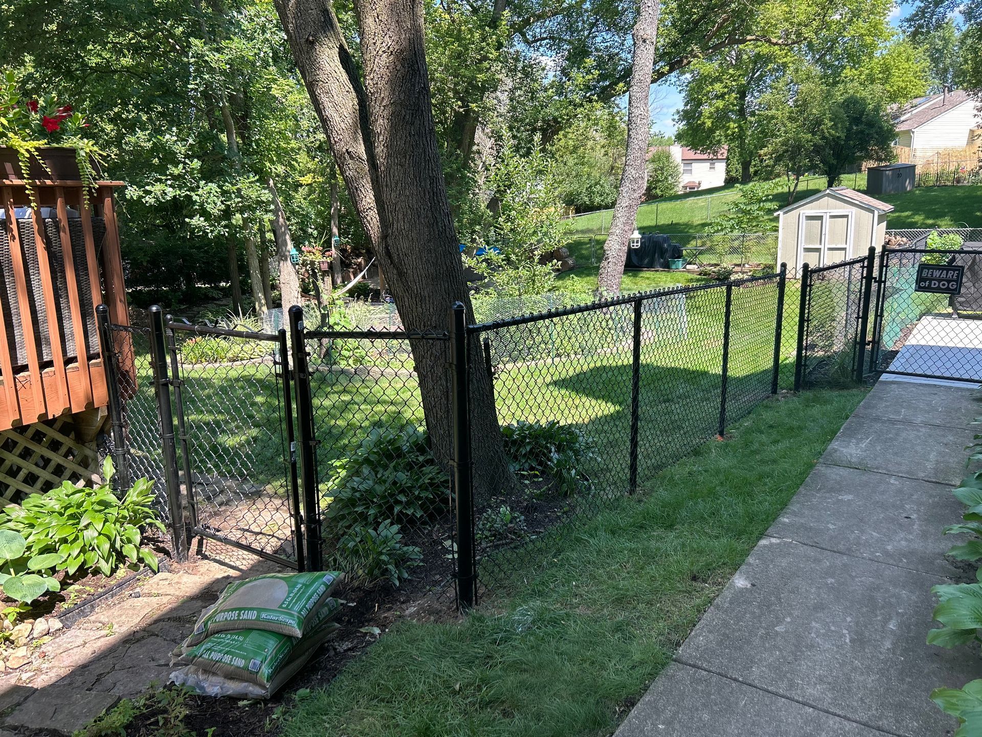 chain link fence installation Illinois