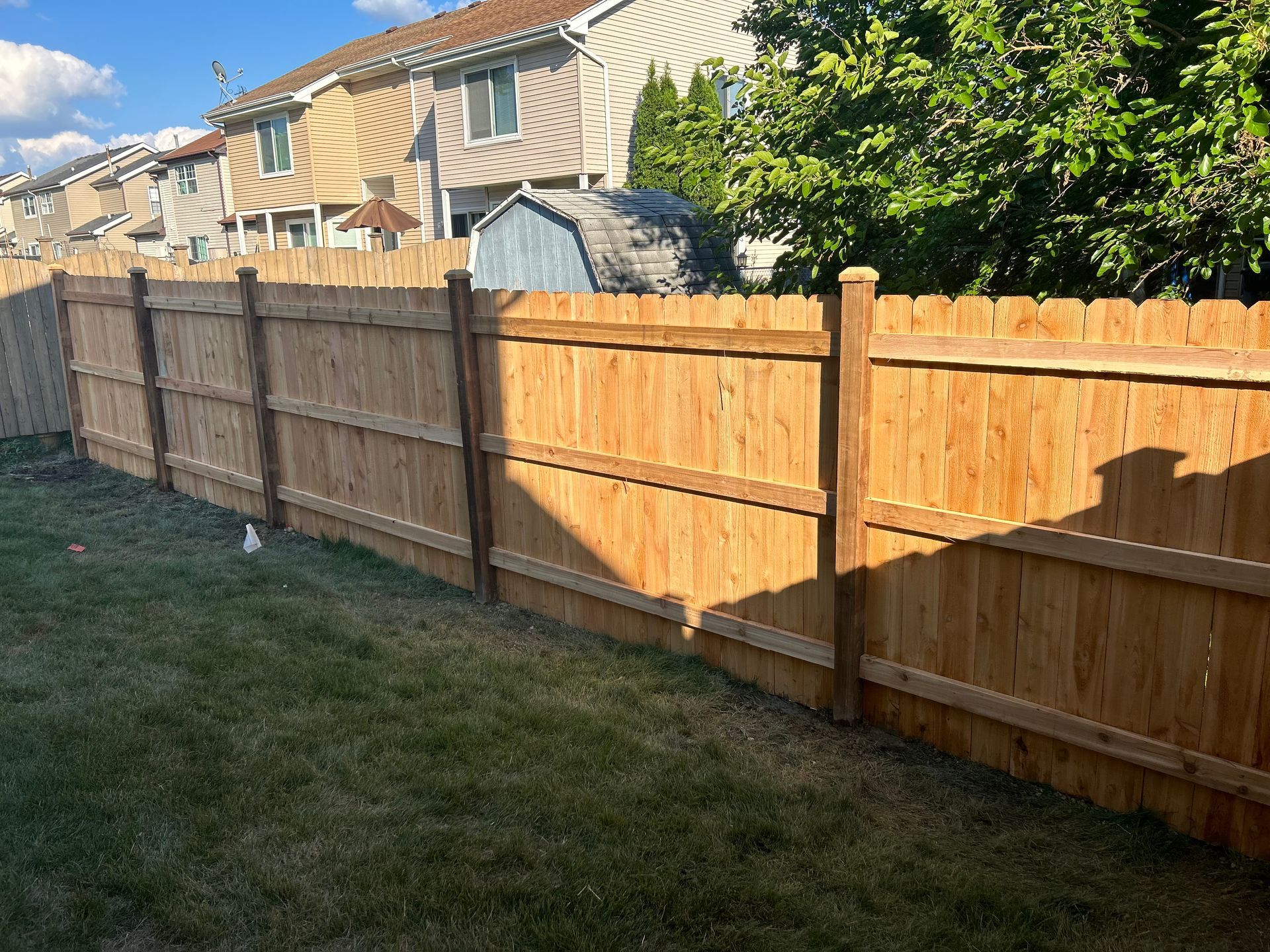 cedar fence installation illinois