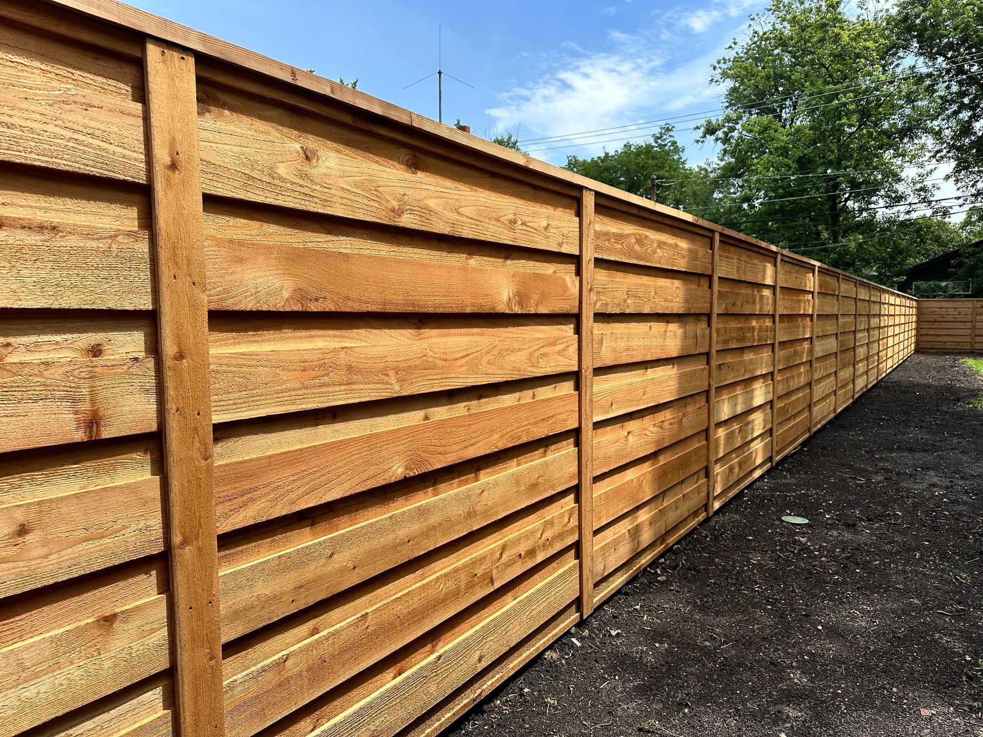 cedar fence installation Illinois