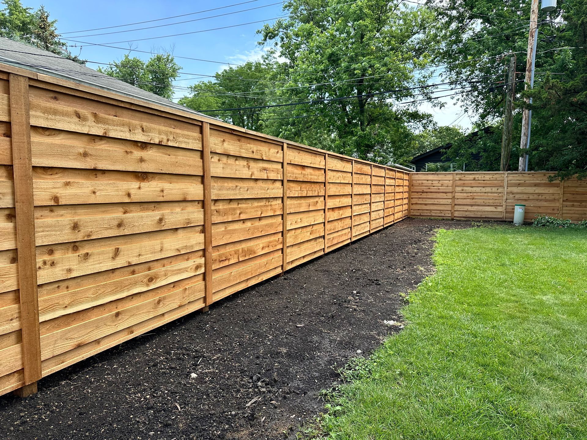 cedar fence installation Illinois