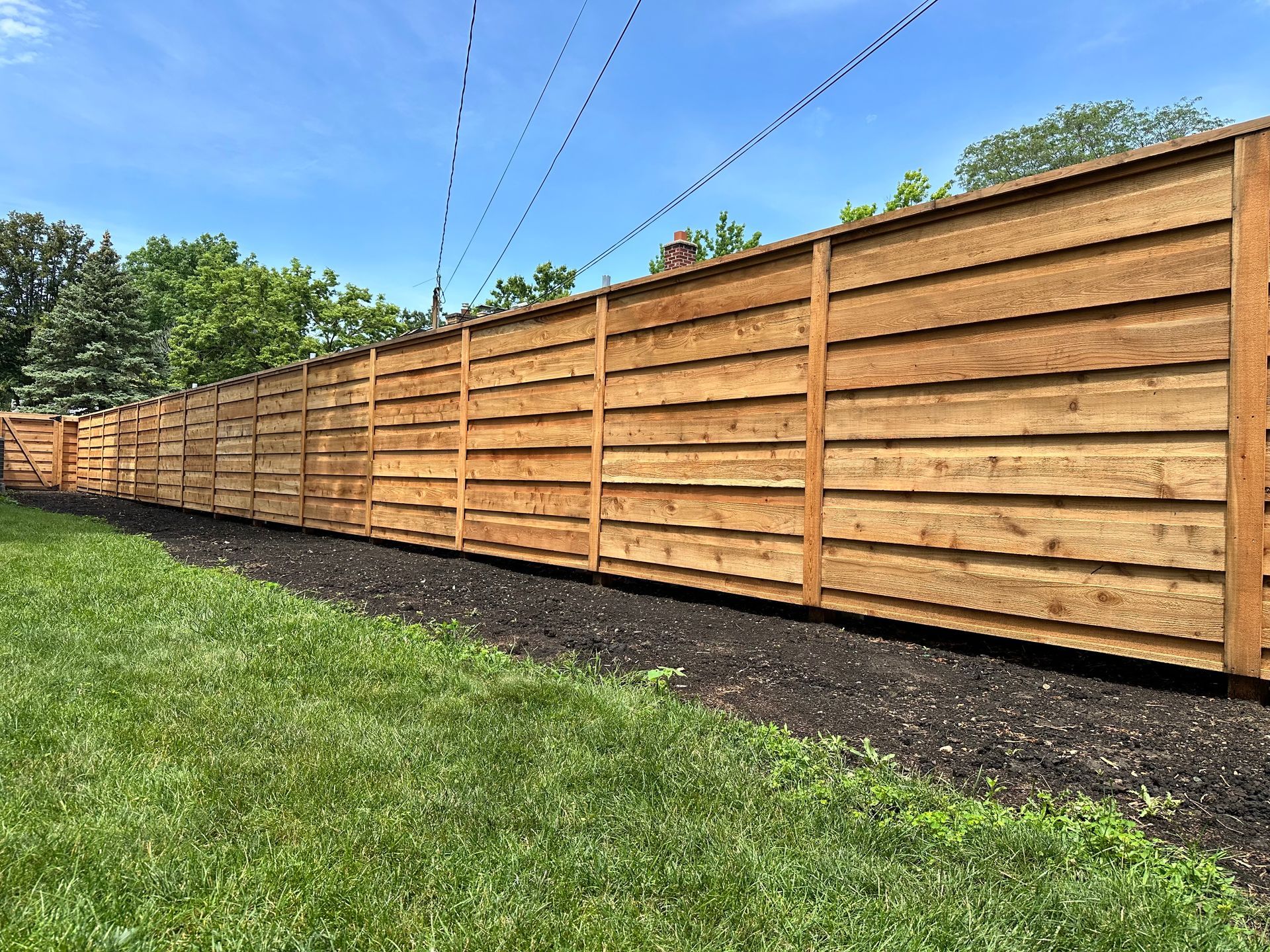 cedar fence installation Illinois