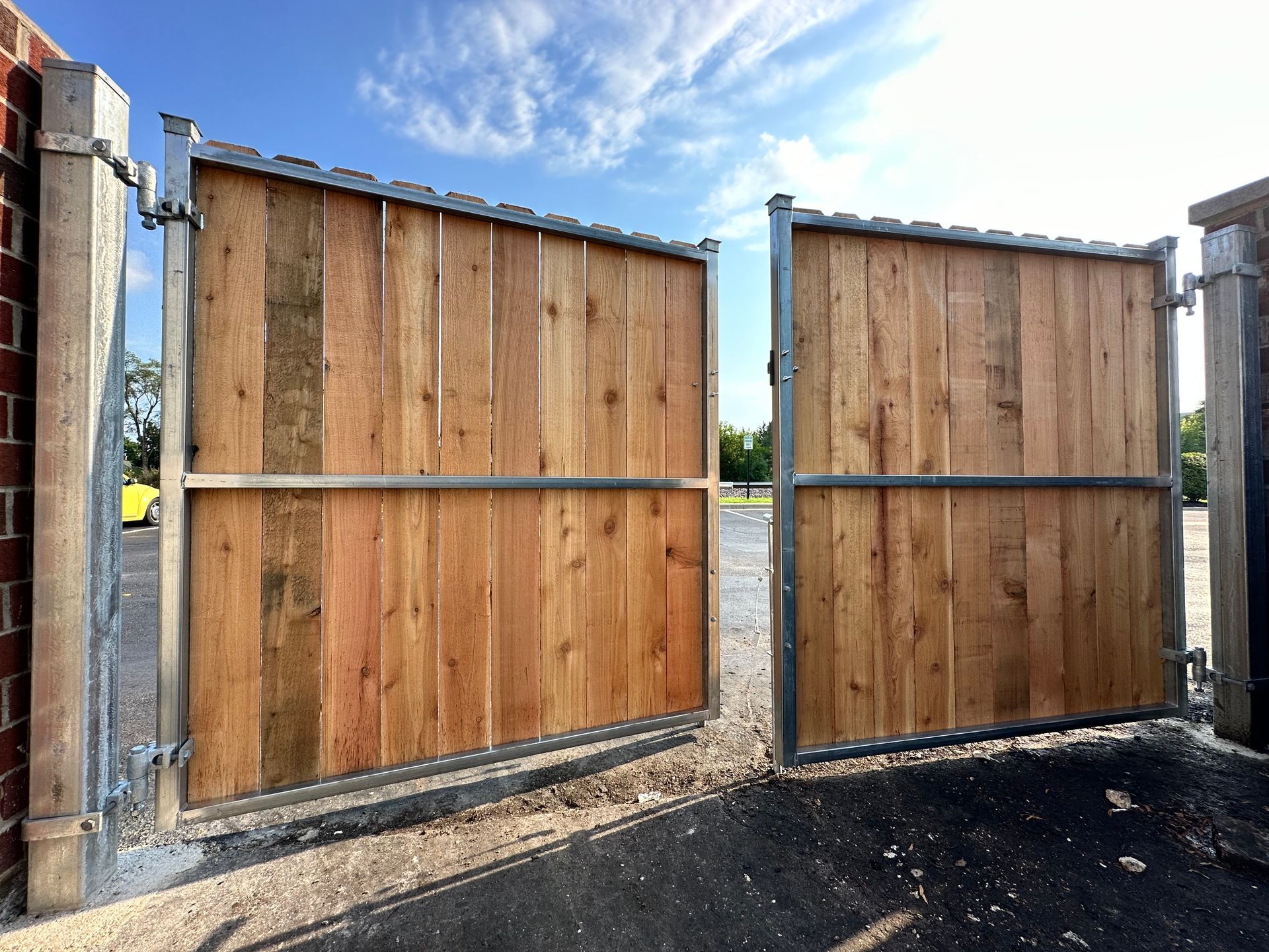 commercial dumpster enclosure installation Illinois