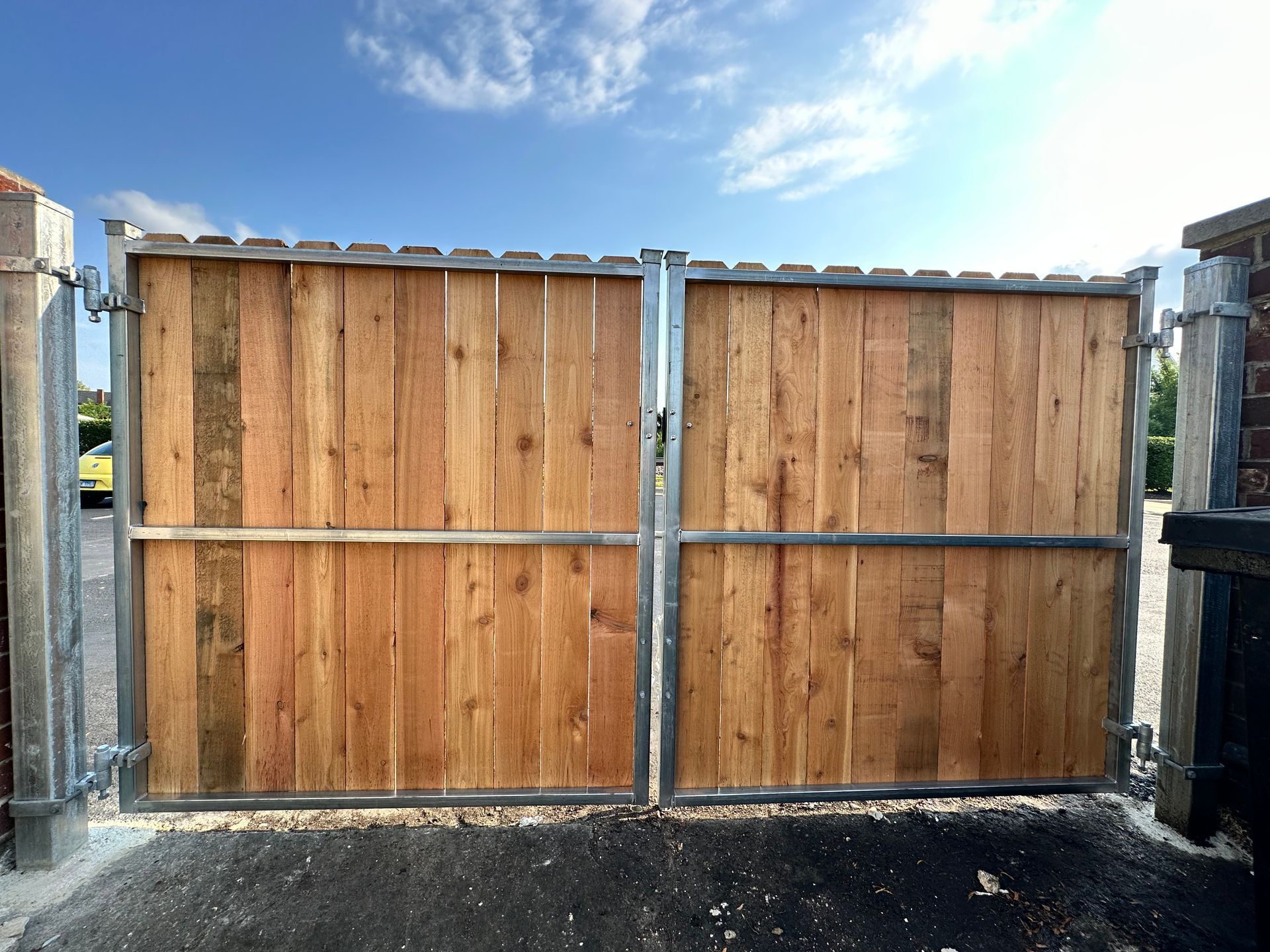 dumpster enclosure gates Illinois