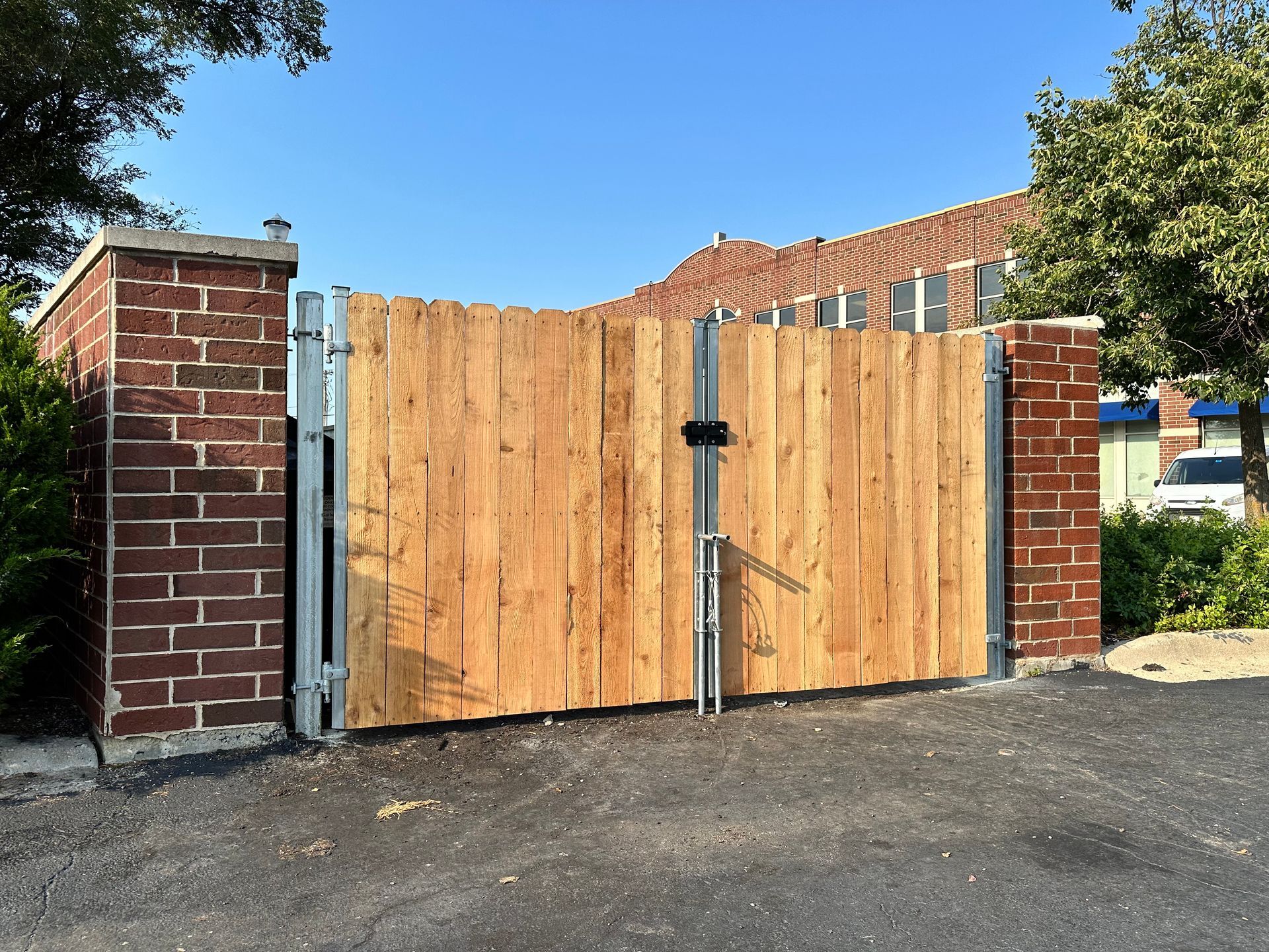 commercial dumpster enclosure installation Illinois