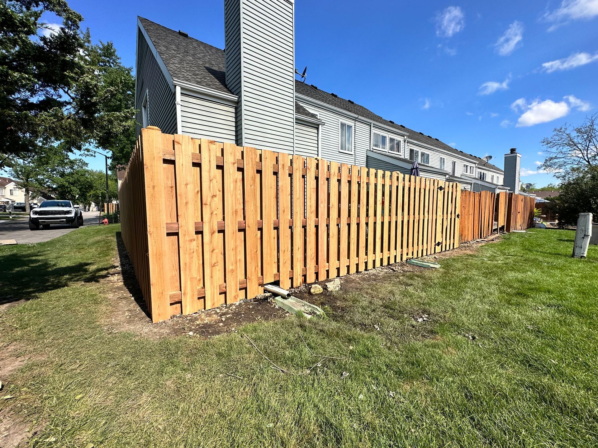 cedar fence installation Illinois