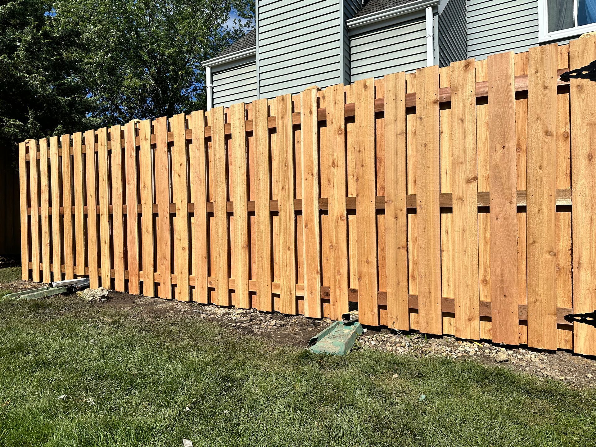 cedar fence installation Illinois