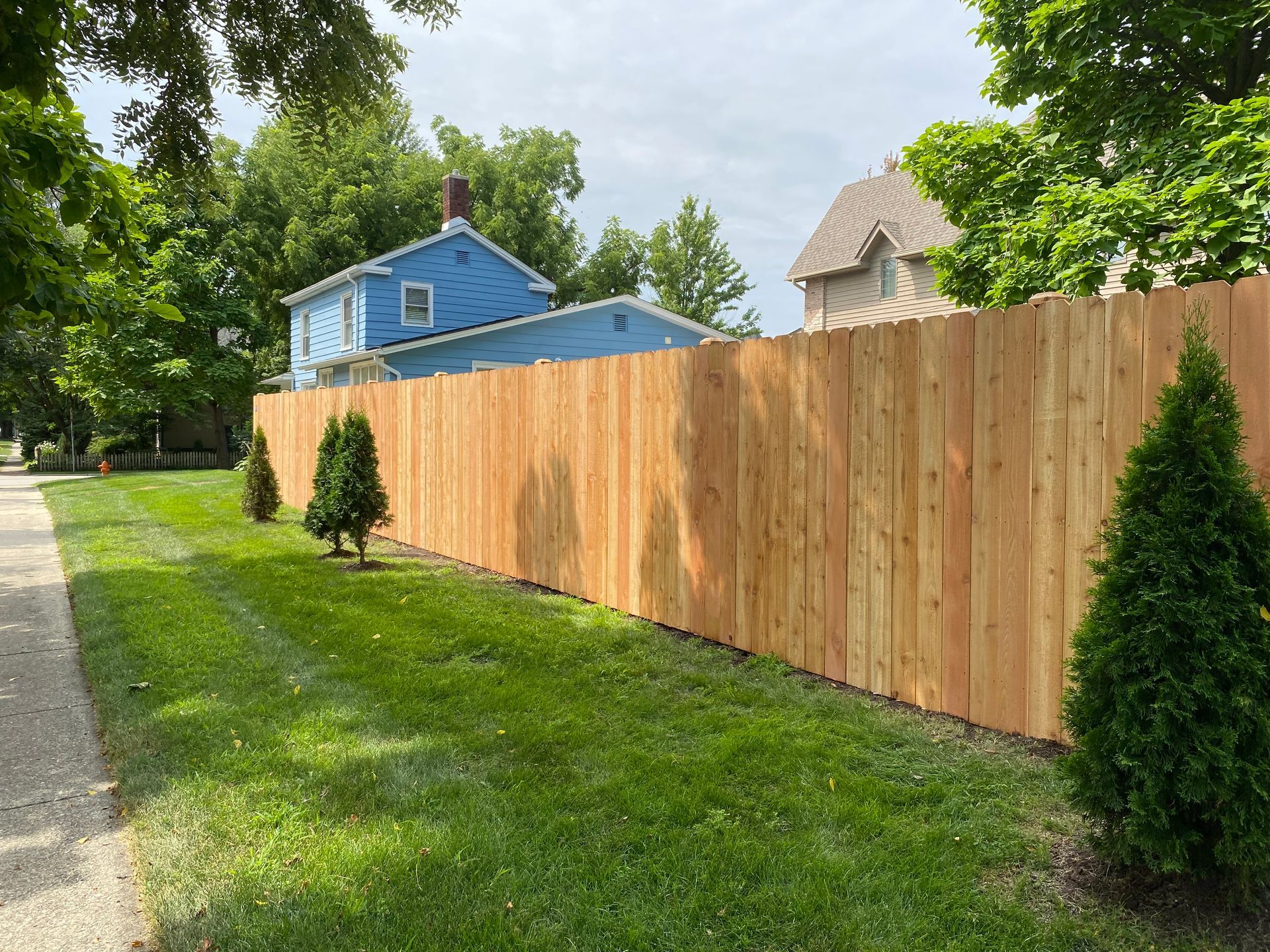 cedar privacy fence installation Illinois