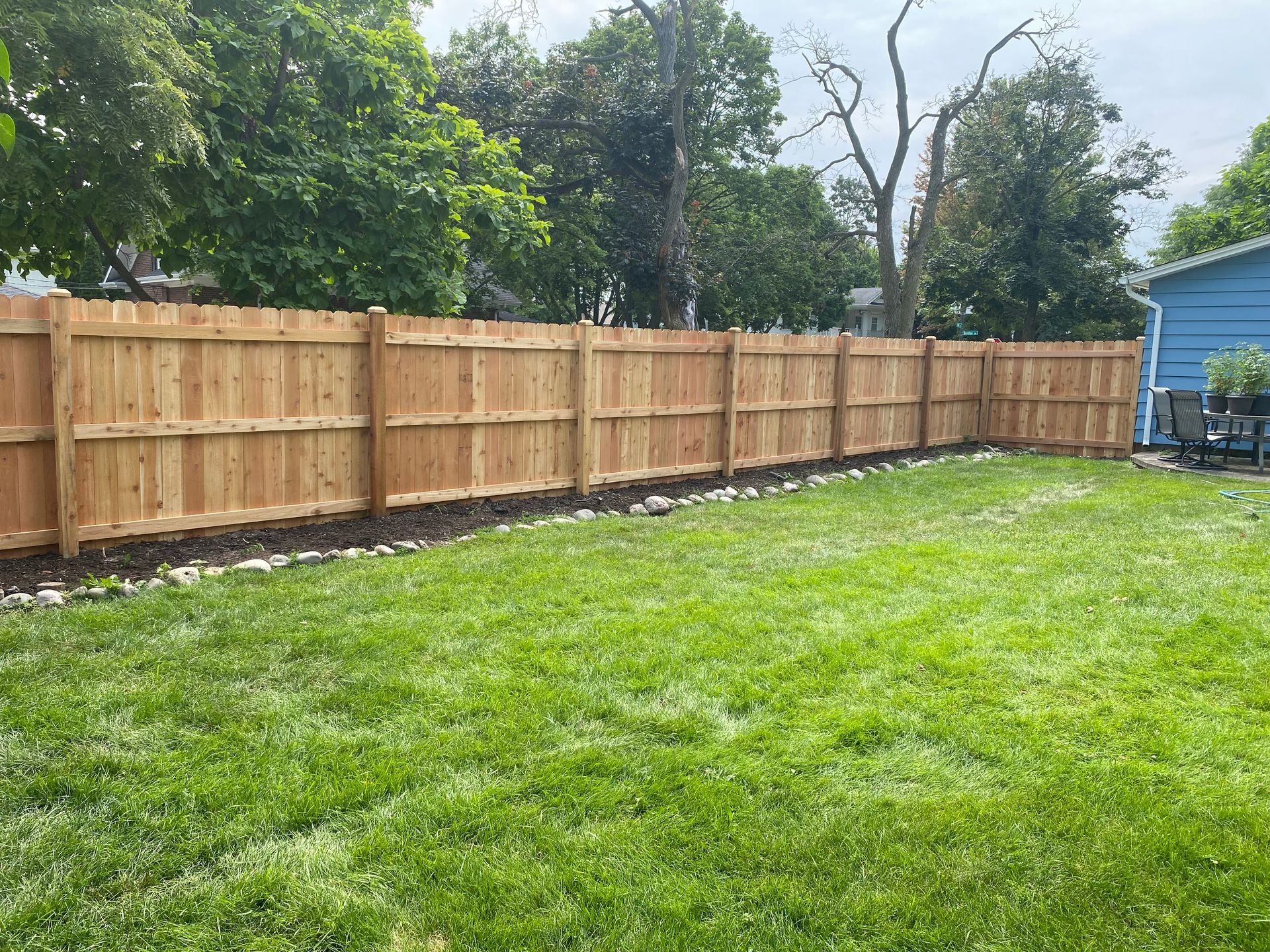 cedar privacy fence installation Illinois