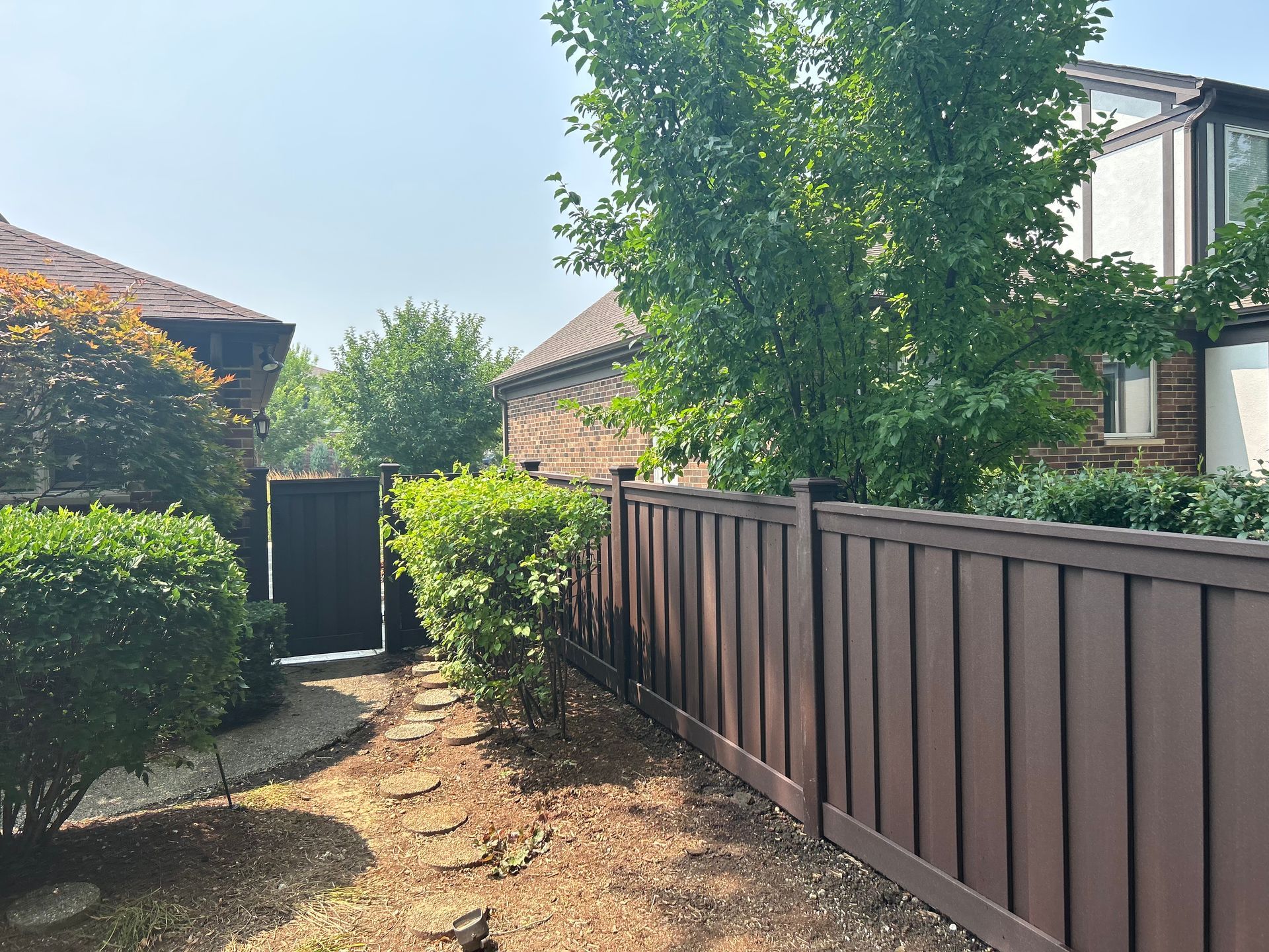 trex fencing composite installation fence illinois