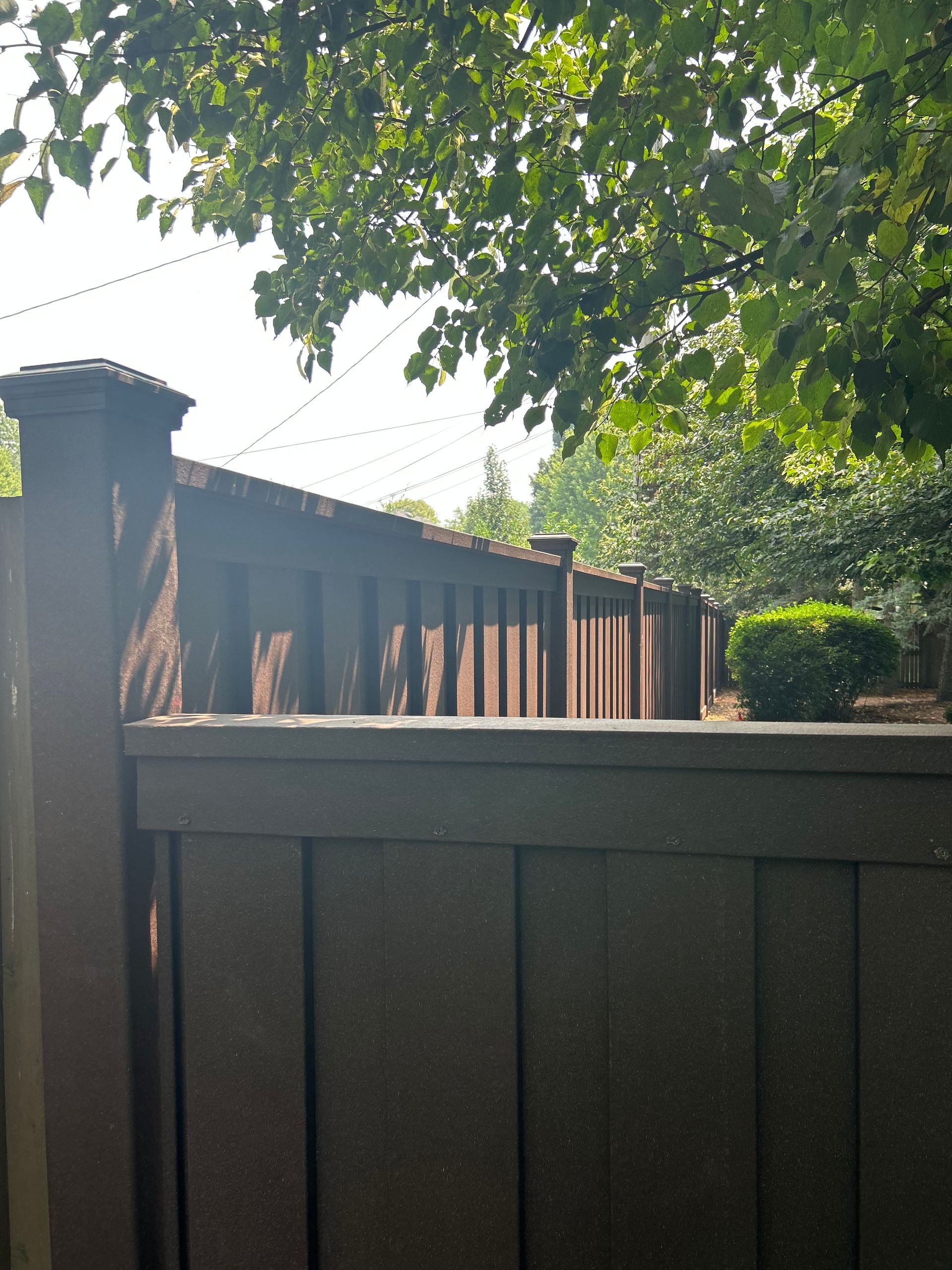 Composite fence installation Illinois
