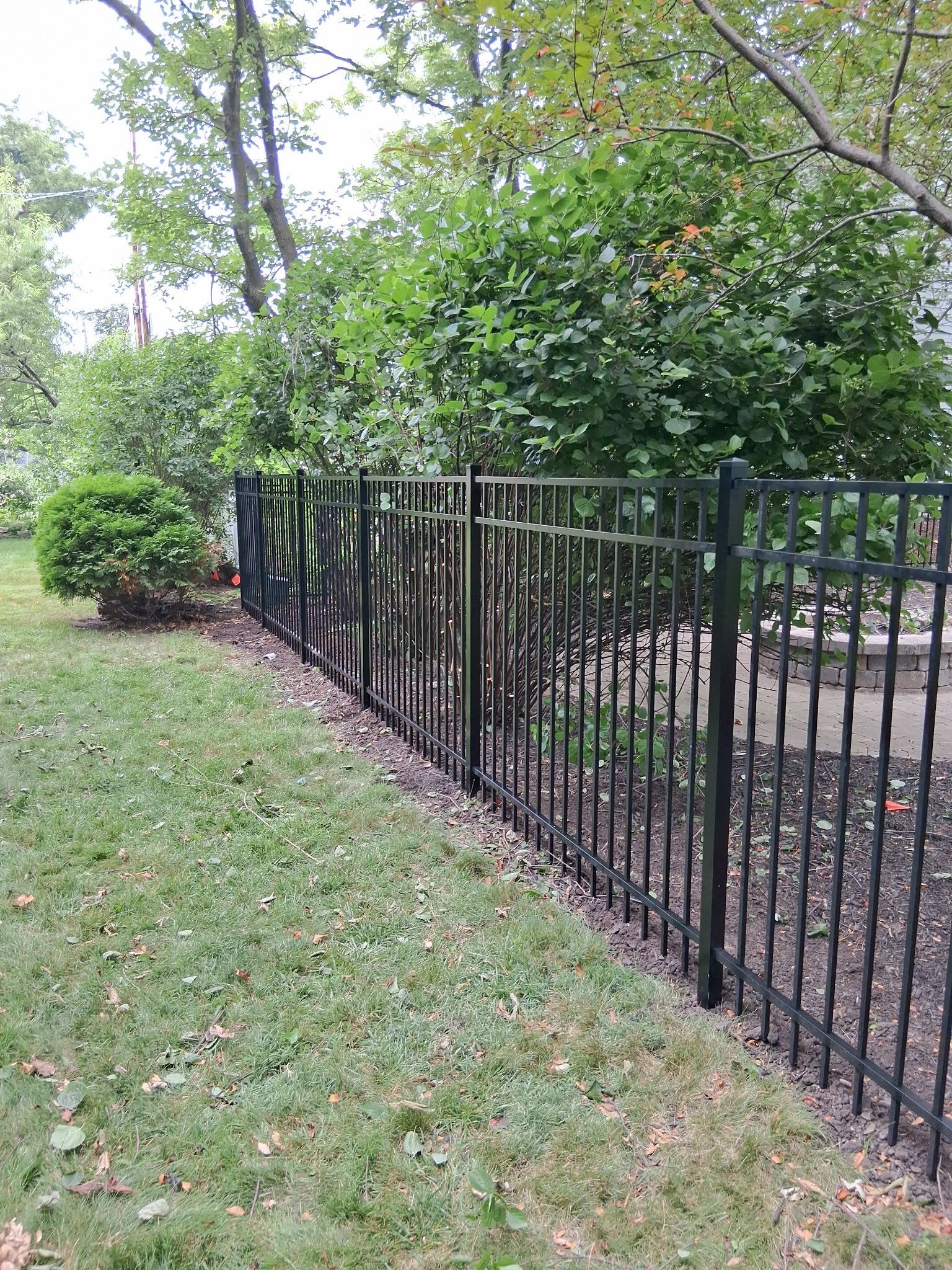 ornamental aluminum fence installation Illinois