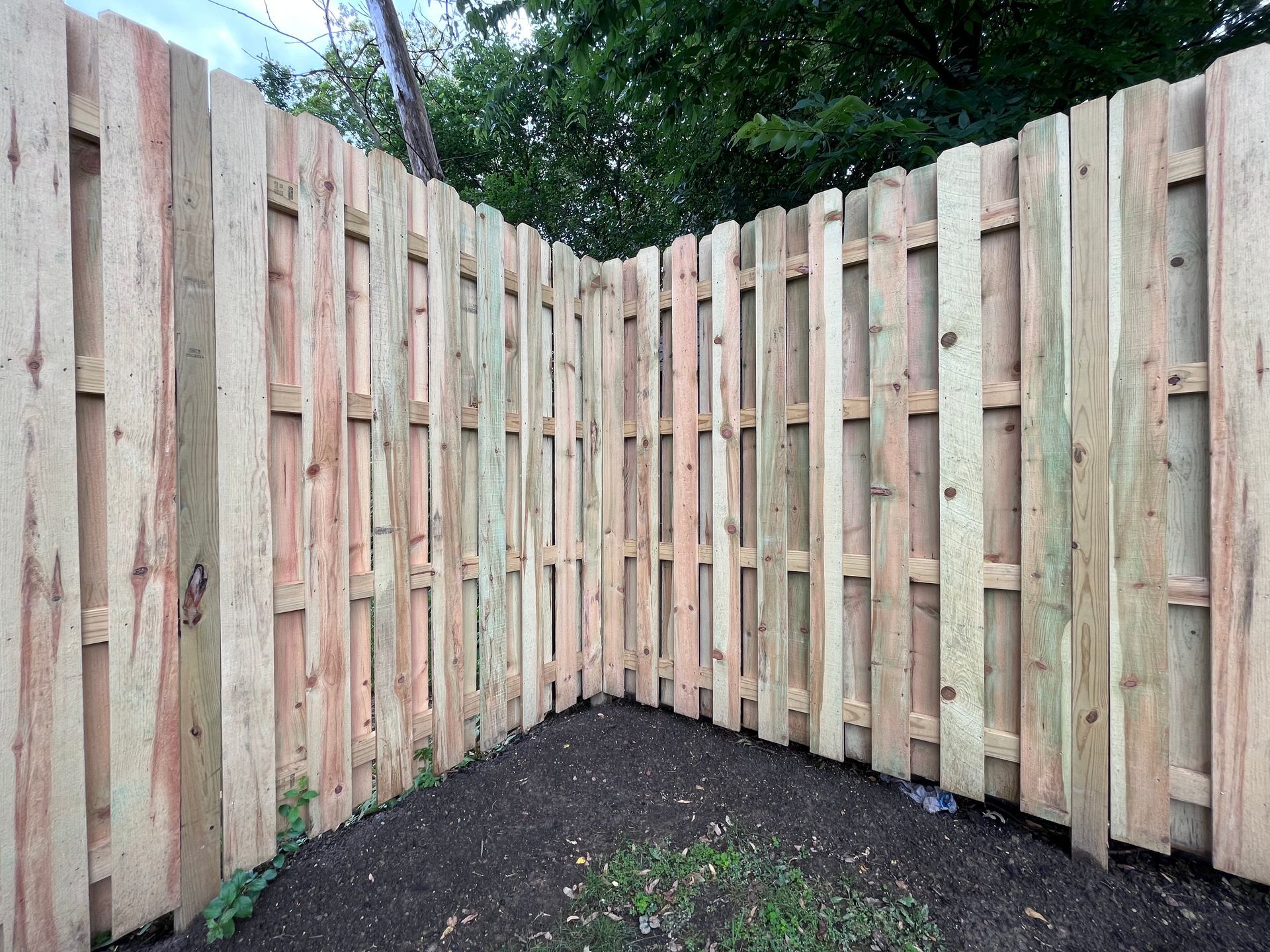 pressure treated pine fence installation illinois