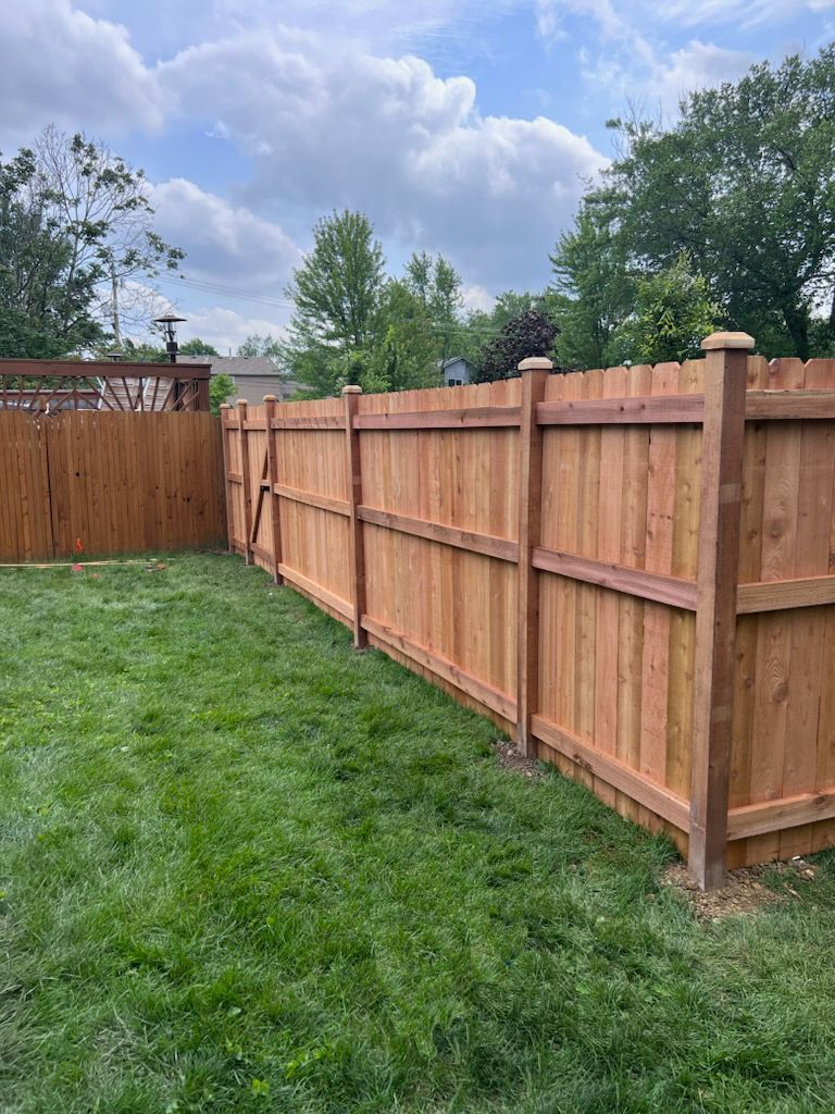 cedar fence installation illinois