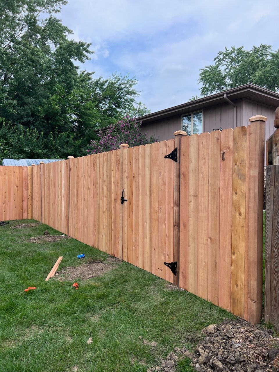cedar fence installation illinois