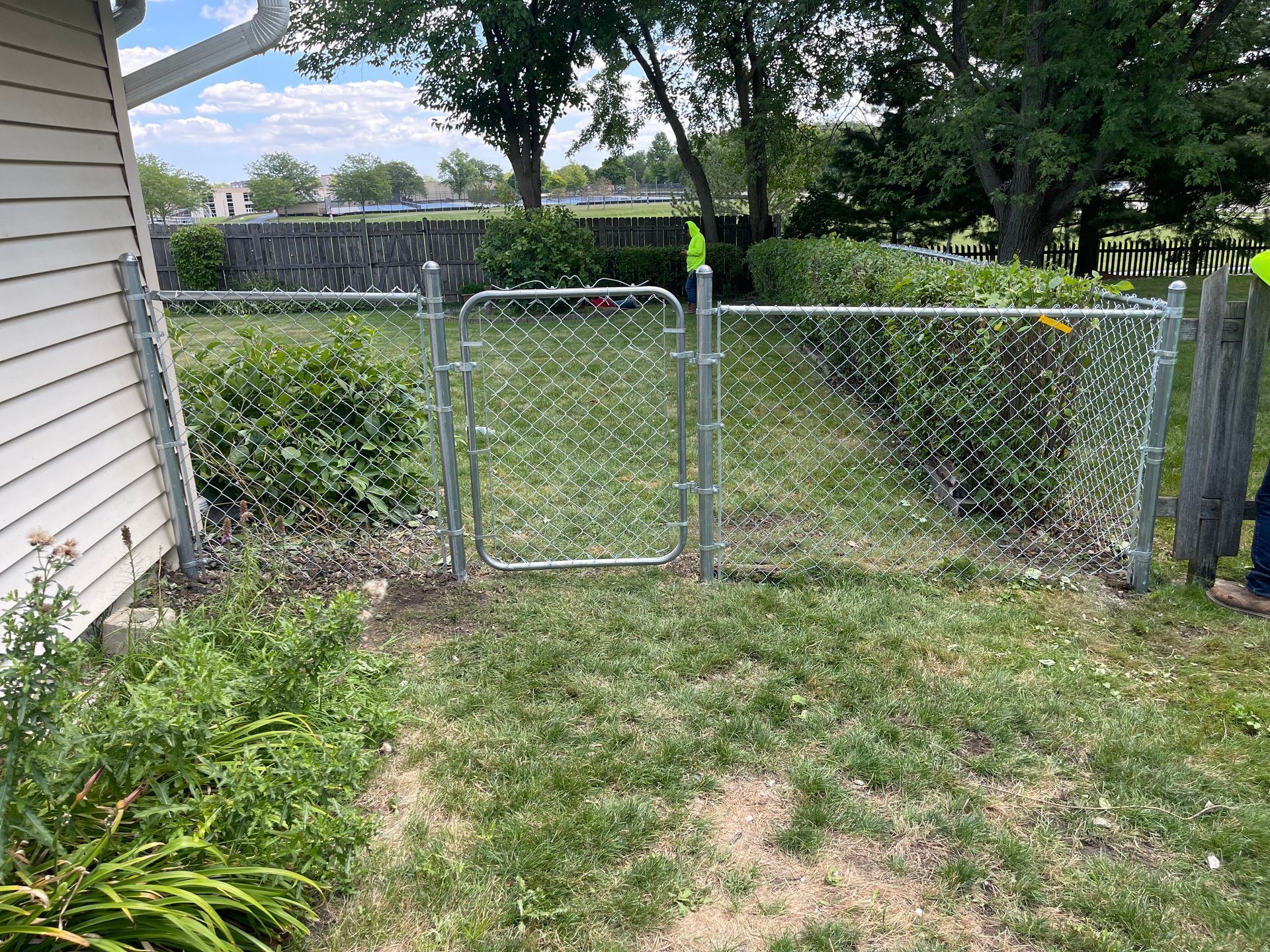 chain link fence installation Illinois