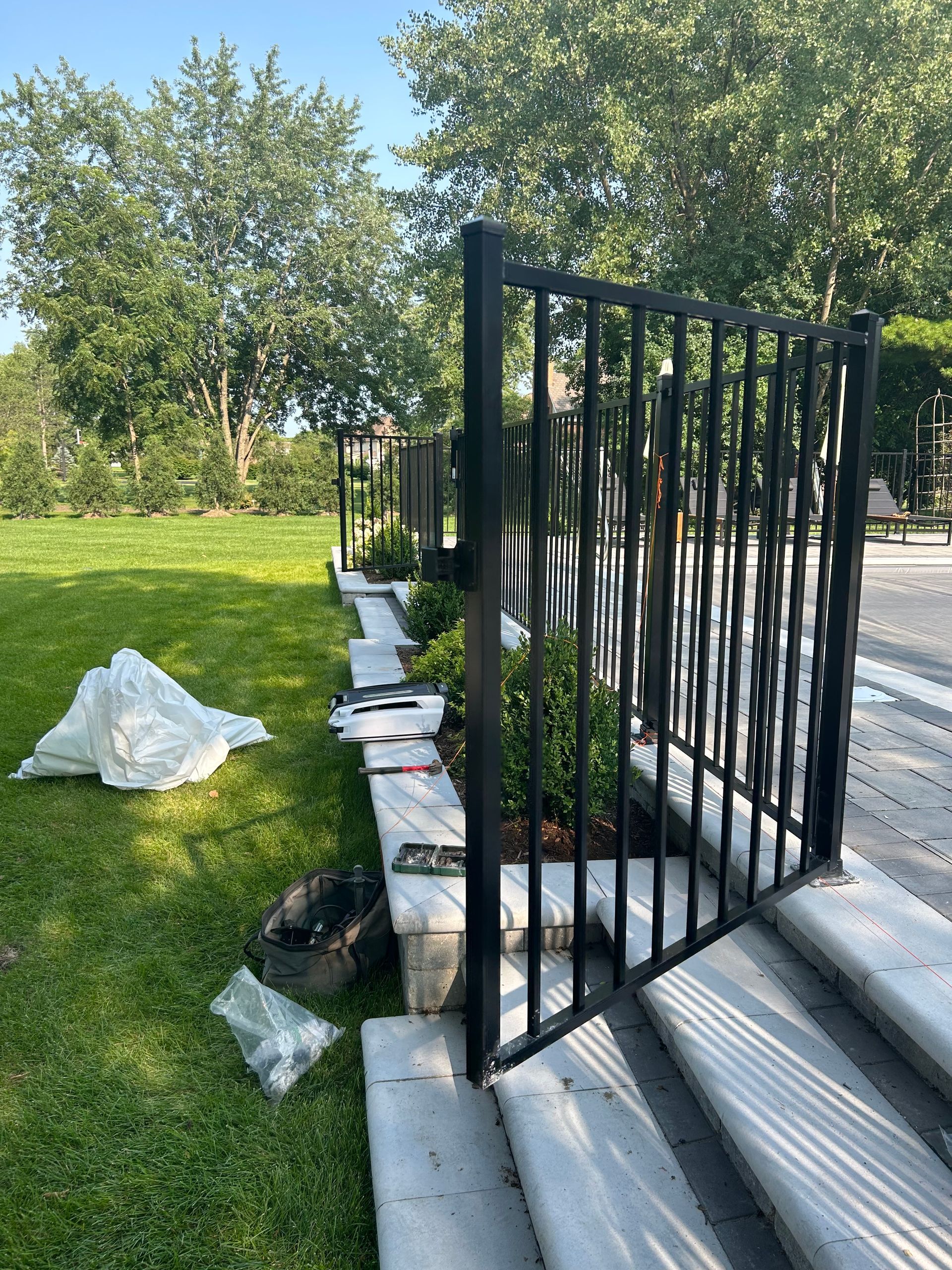 aluminum fence installation illinois