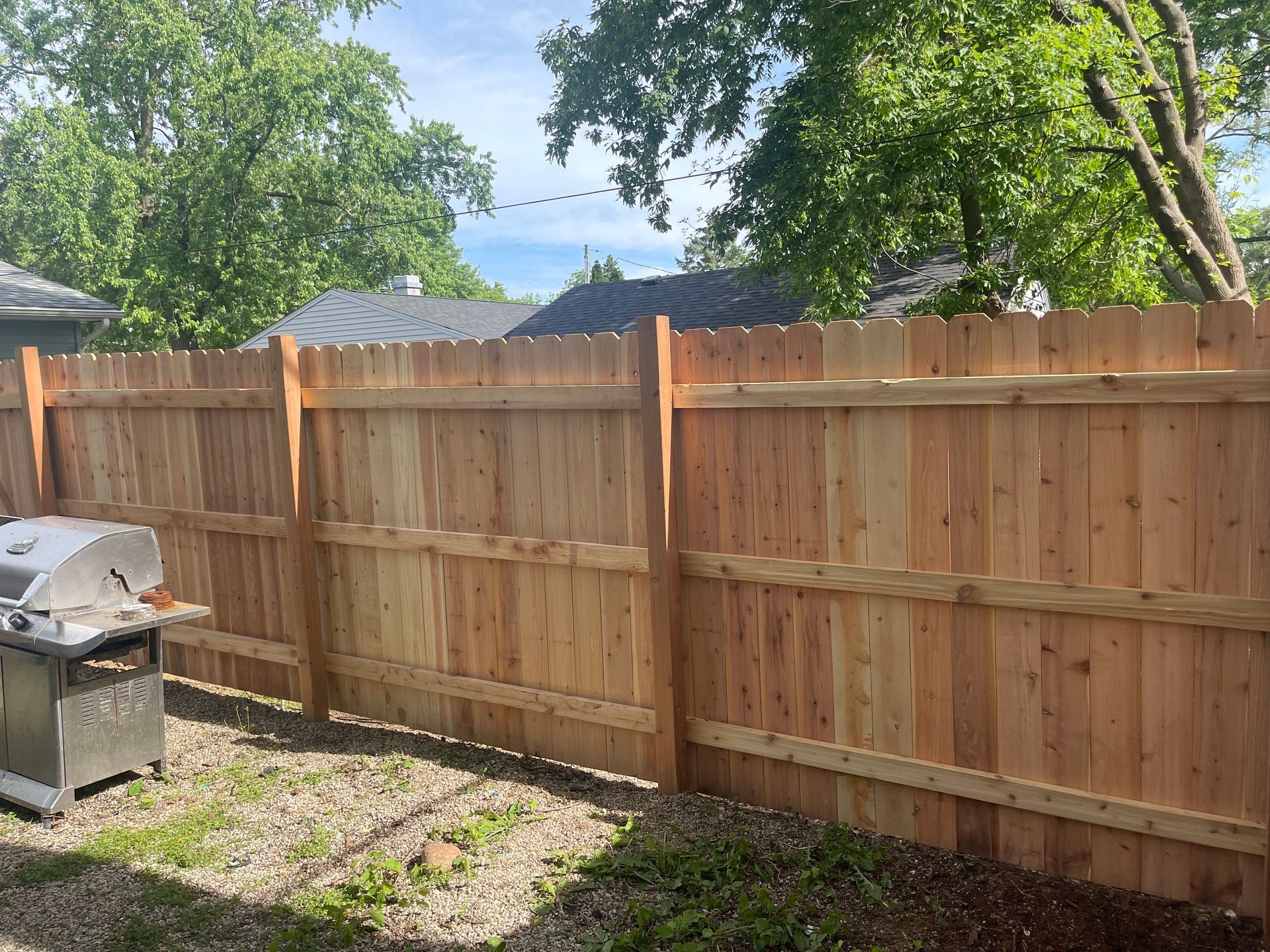 cedar fence installation illinois