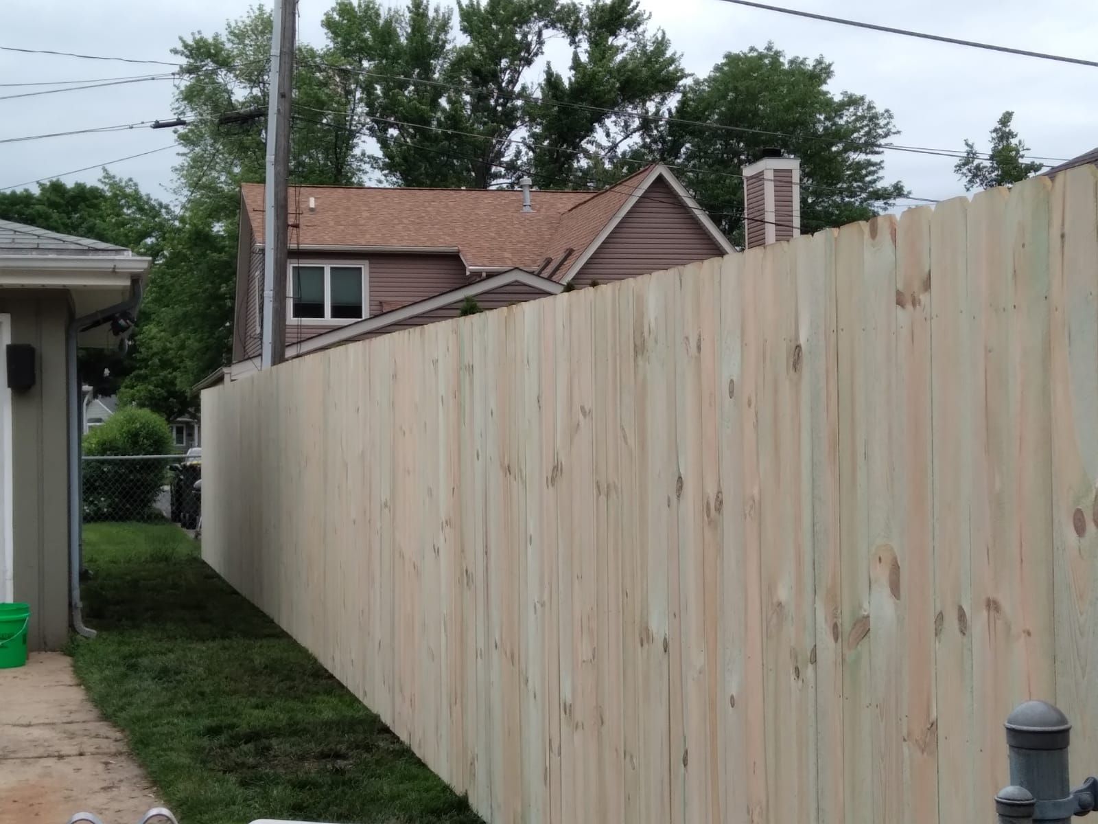pressure treated pine fence installation illinois